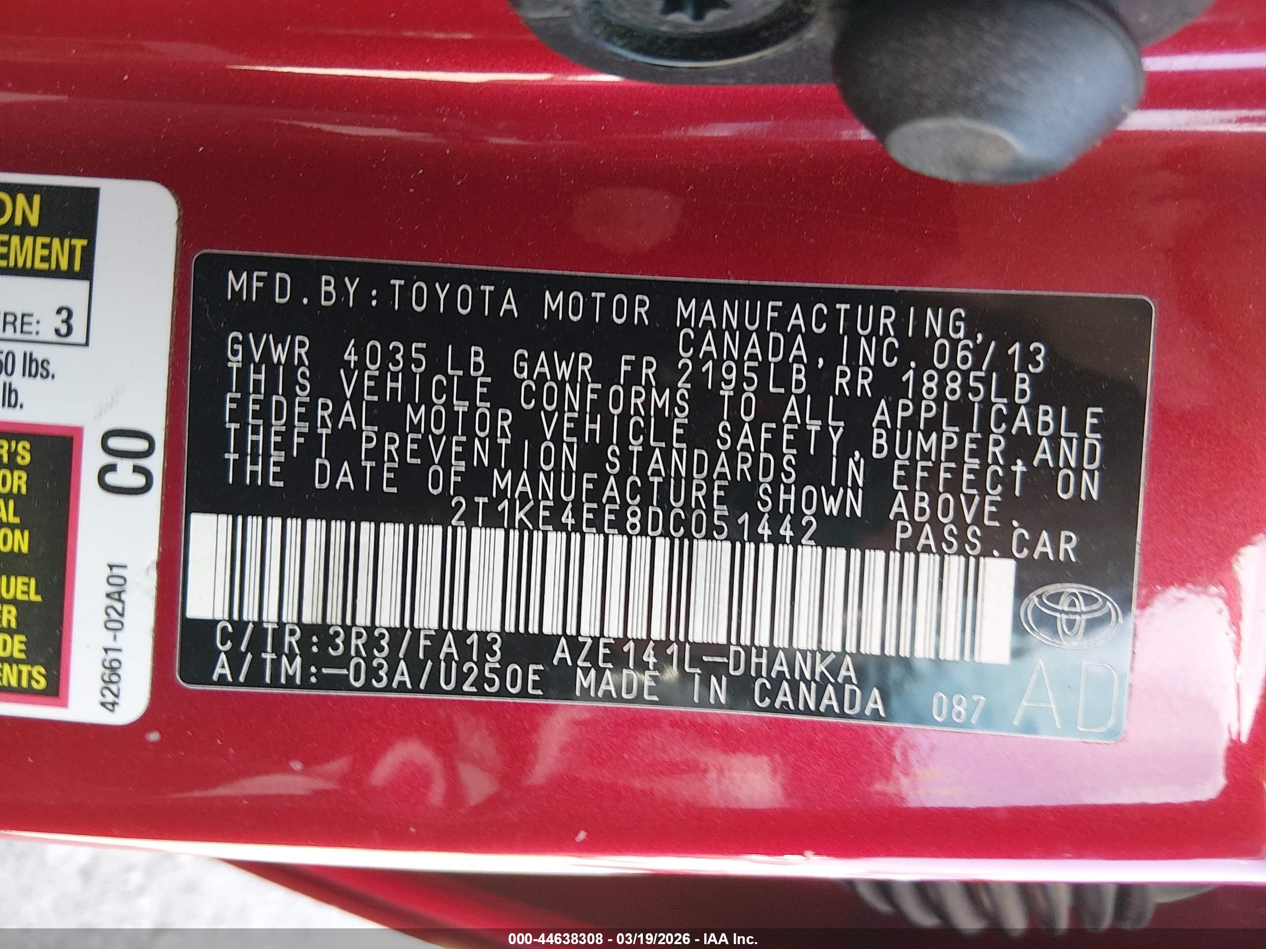 TOYOTA MATRIX image 9