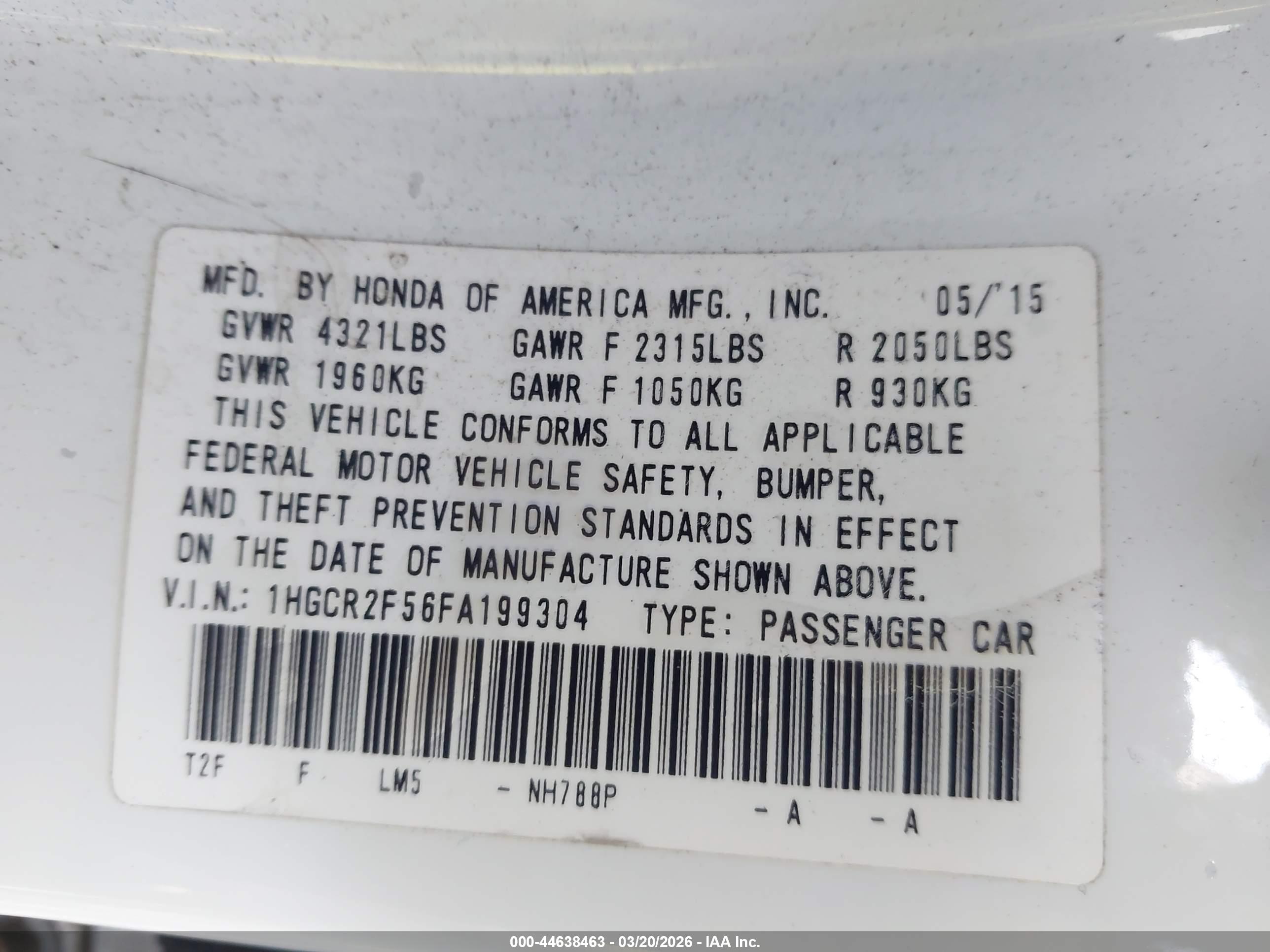 HONDA ACCORD image 9