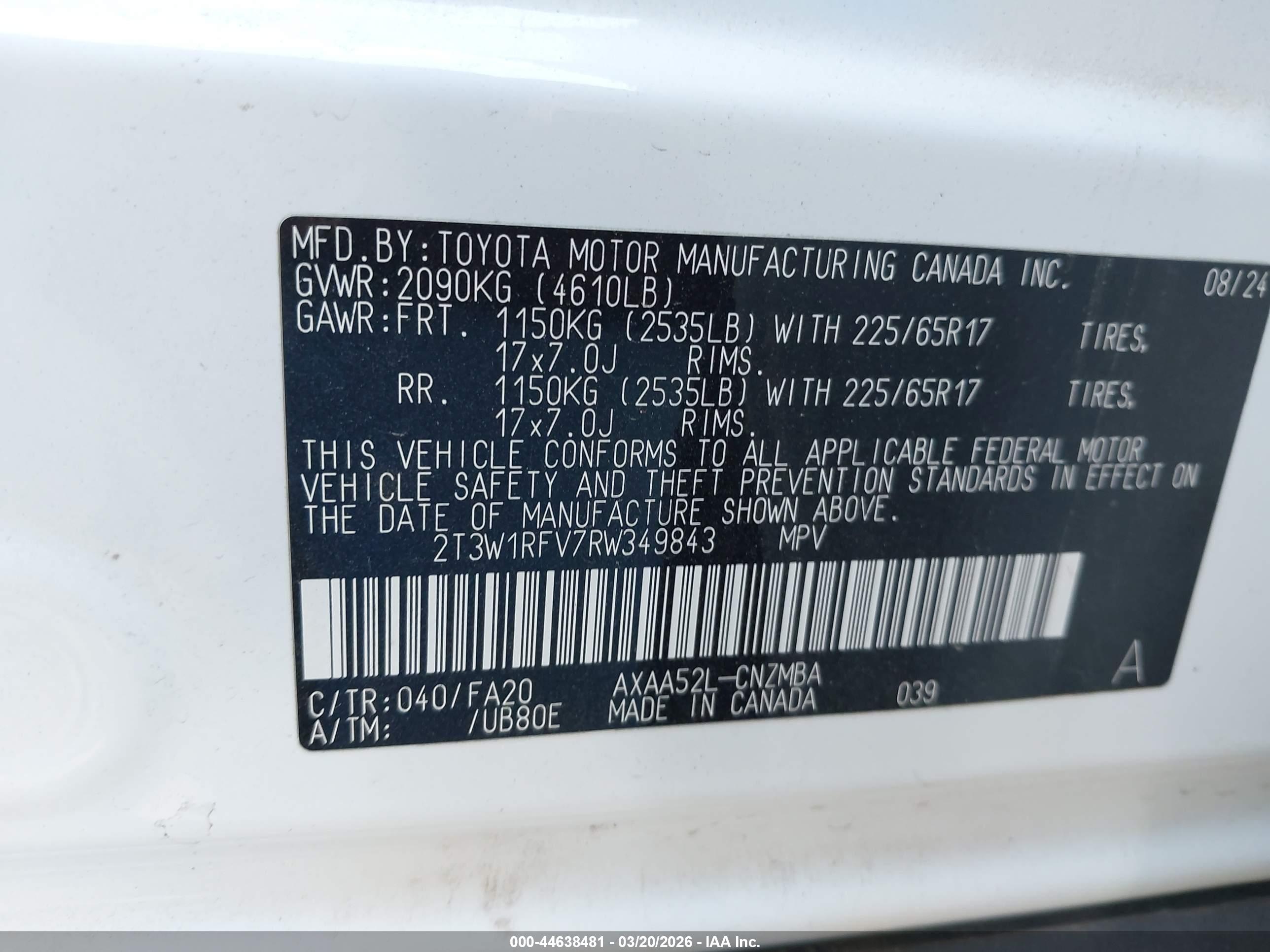TOYOTA RAV4 image 9