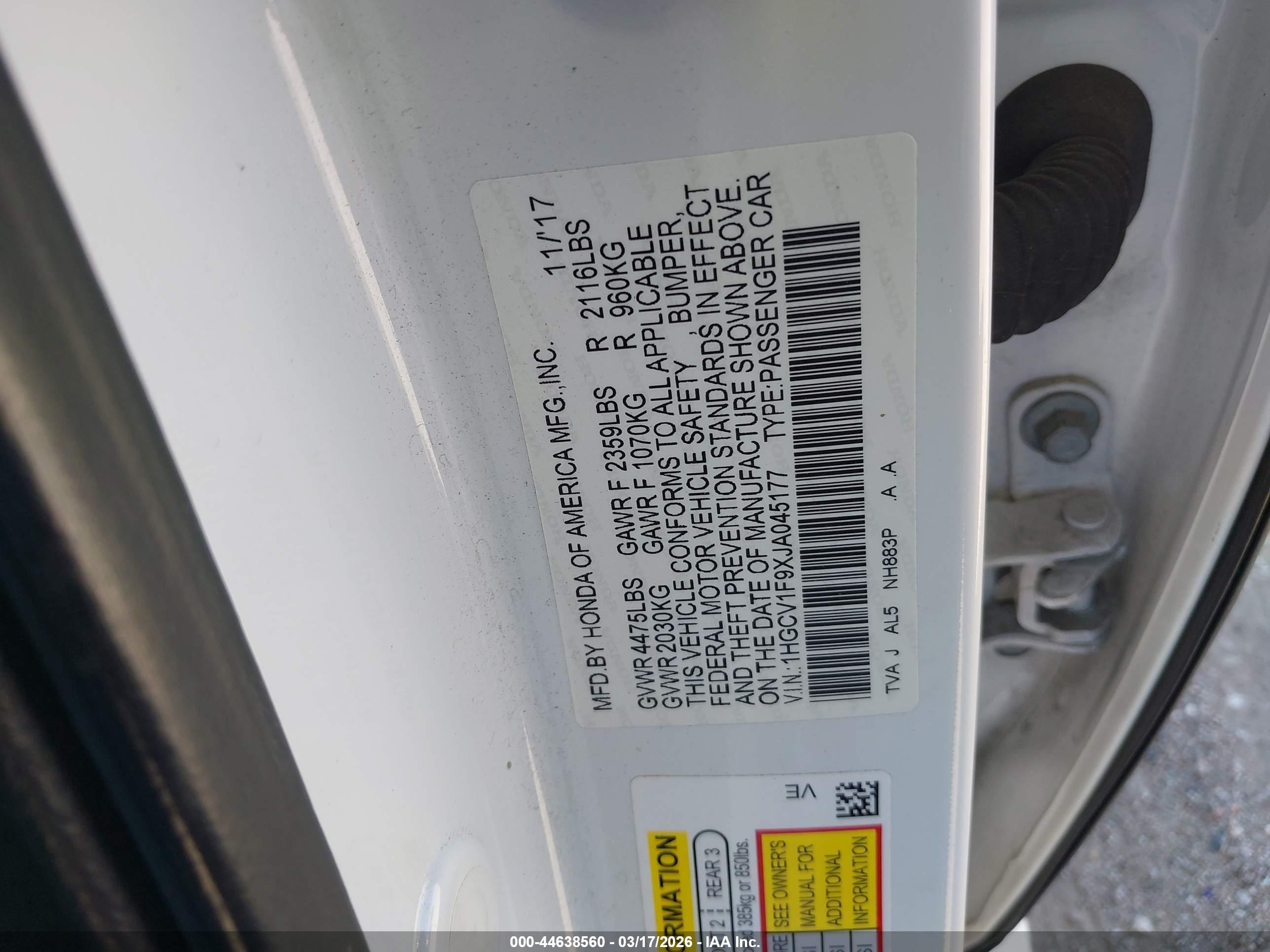 HONDA ACCORD image 9