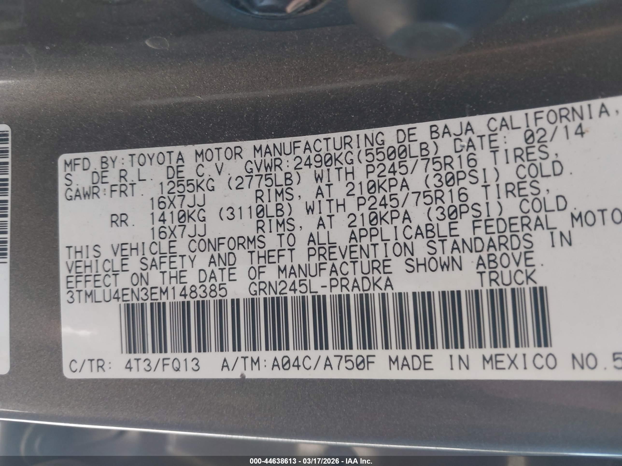 TOYOTA TACOMA image 9