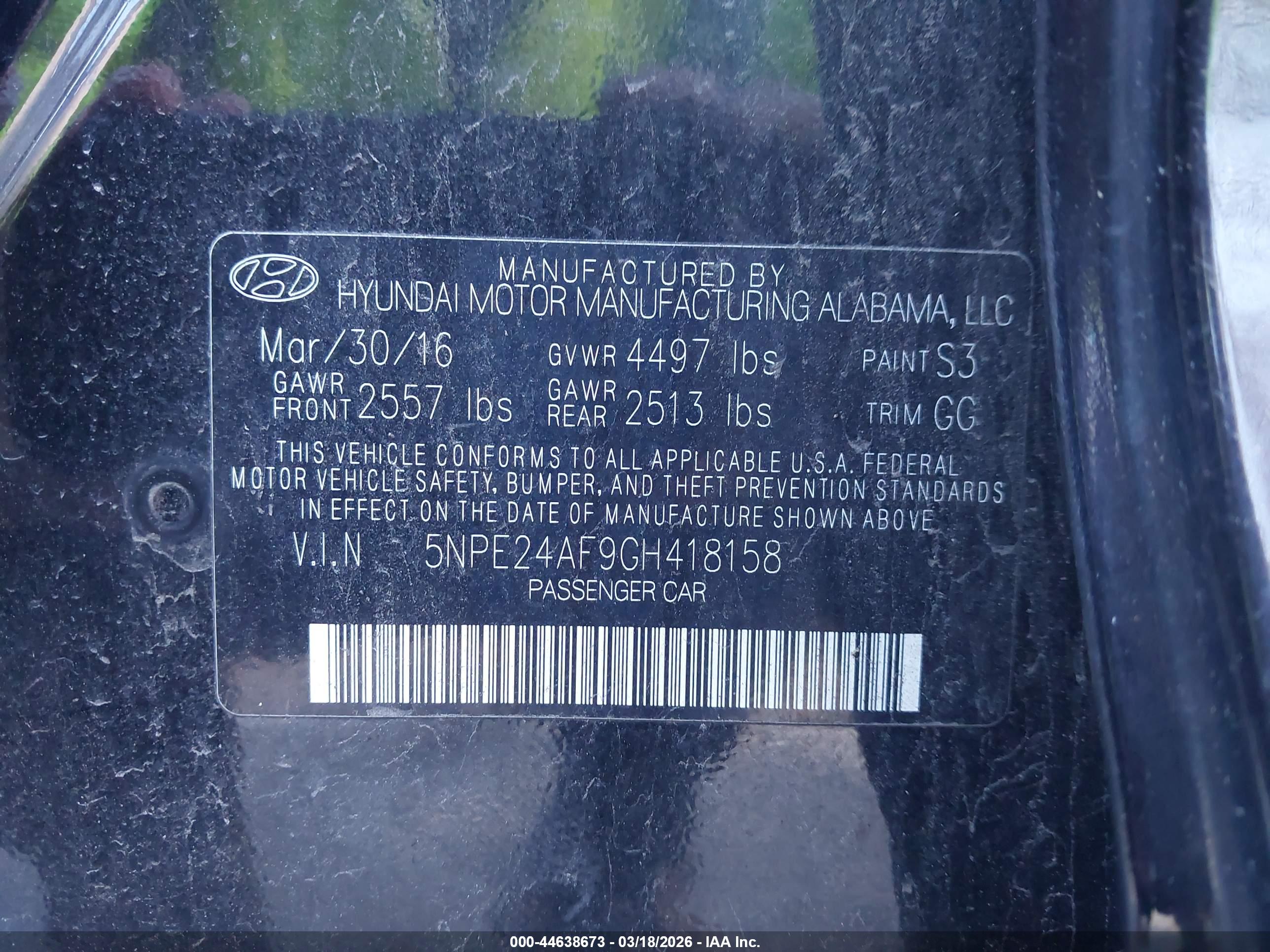 HYUNDAI SONATA image 9