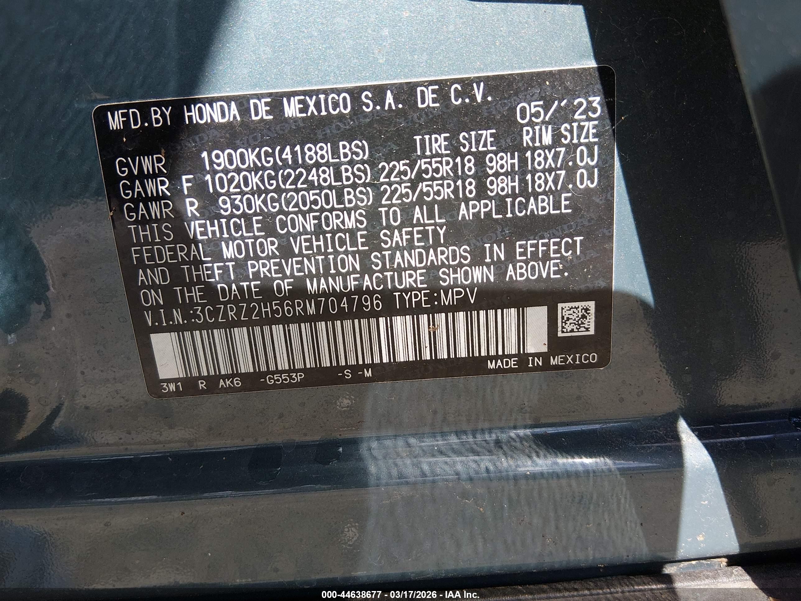 HONDA HR-V image 9