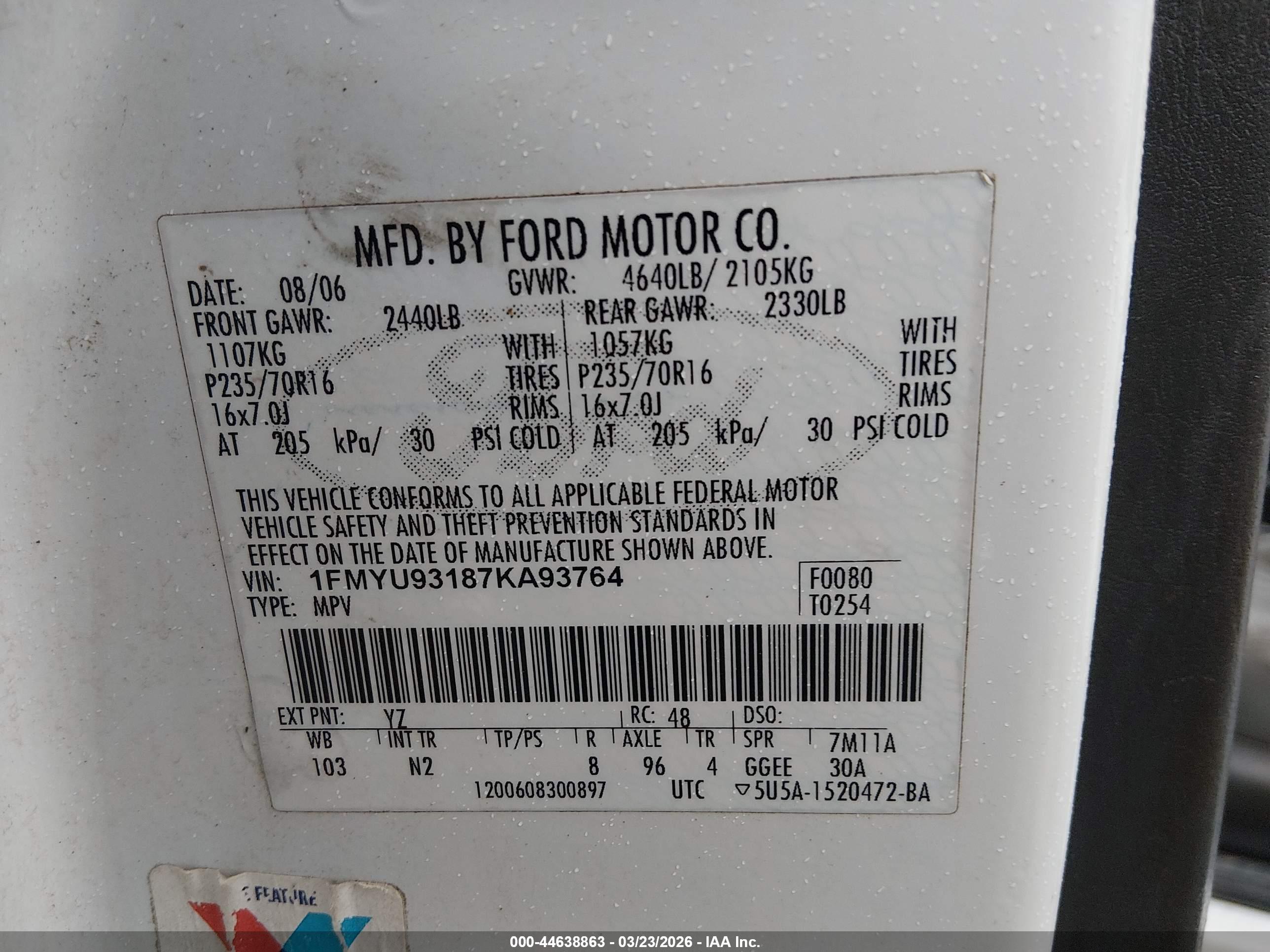 FORD ESCAPE image 9