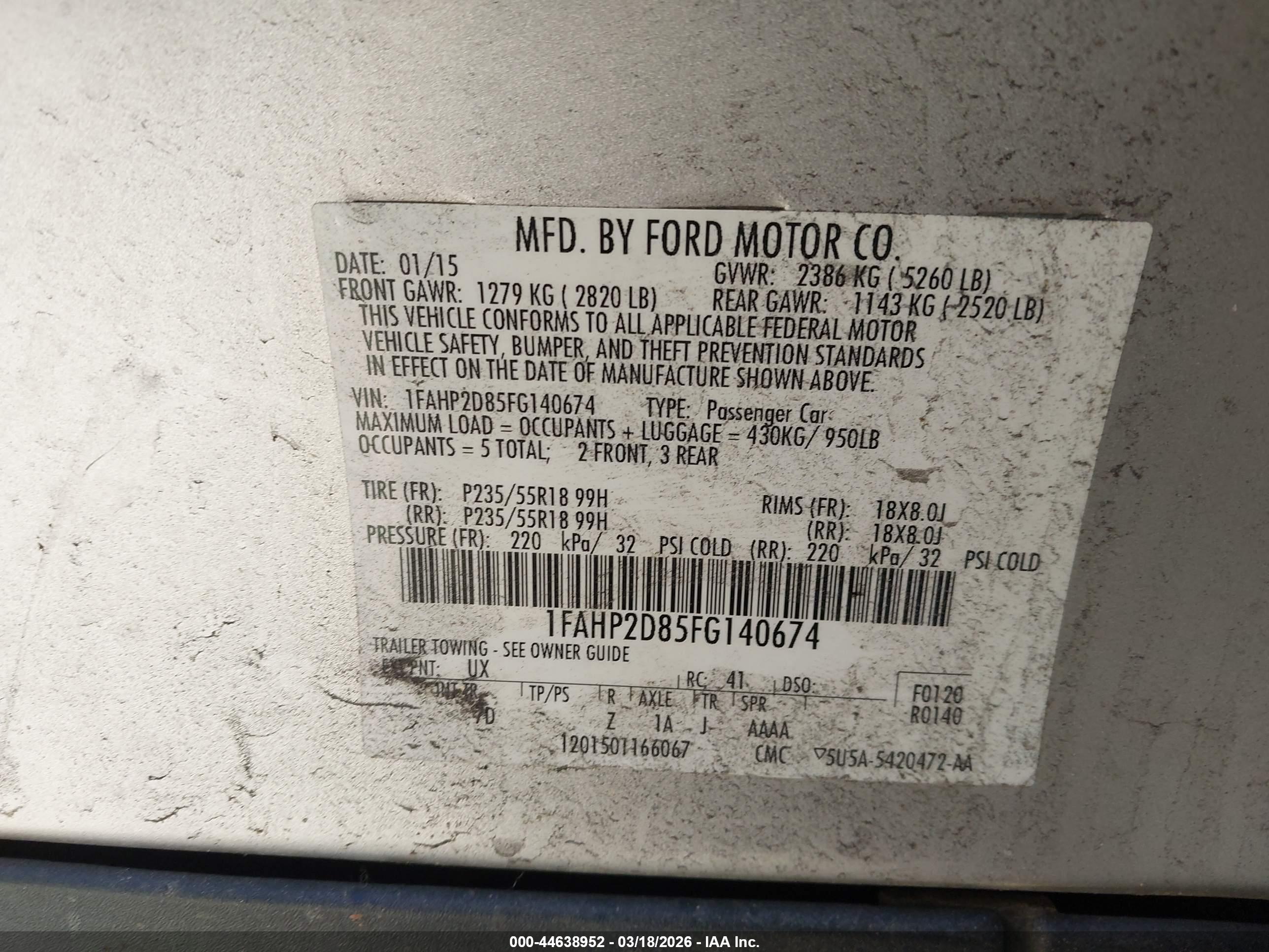 FORD TAURUS image 9