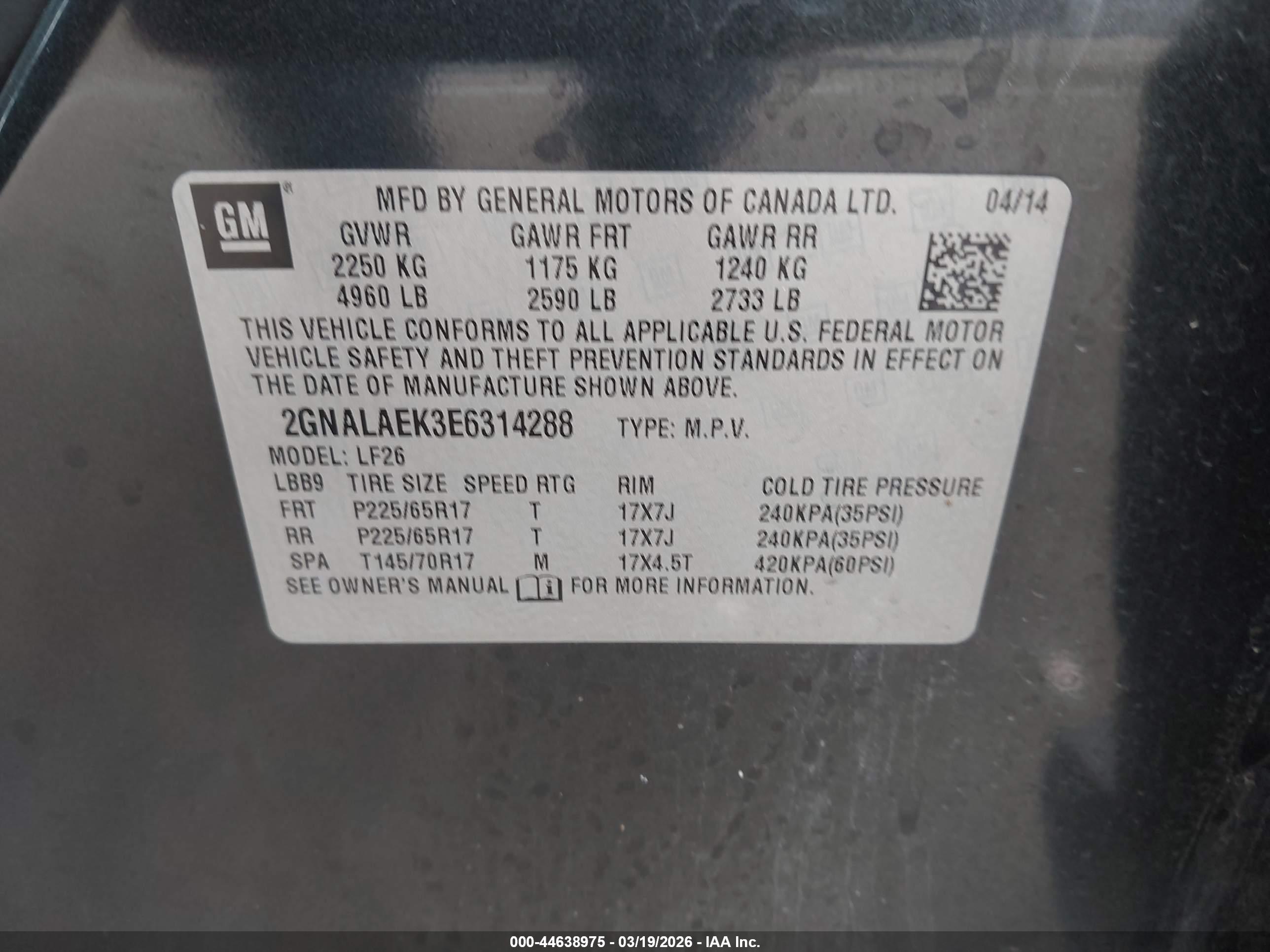 CHEVROLET EQUINOX image 9
