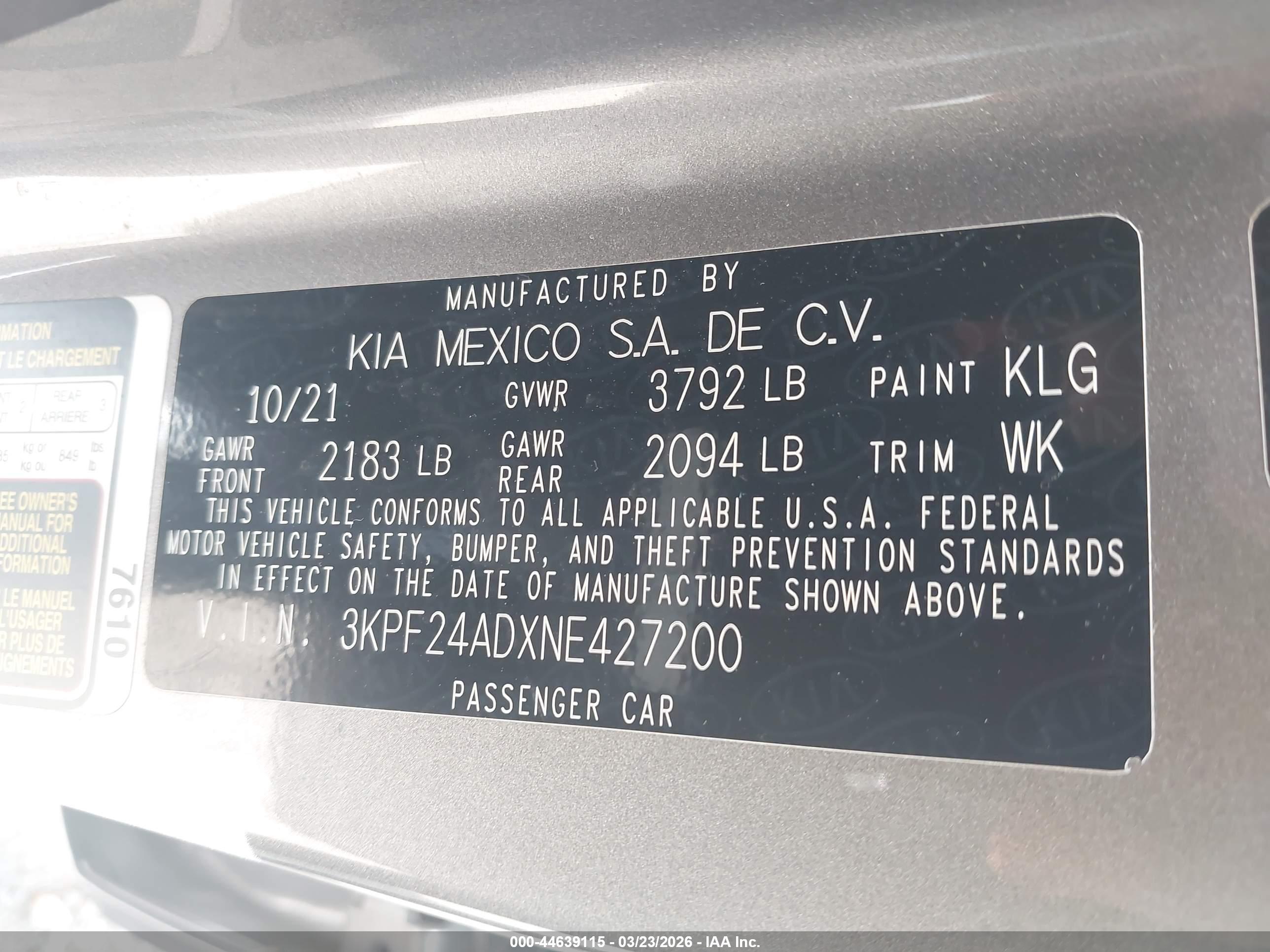 KIA FORTE image 9