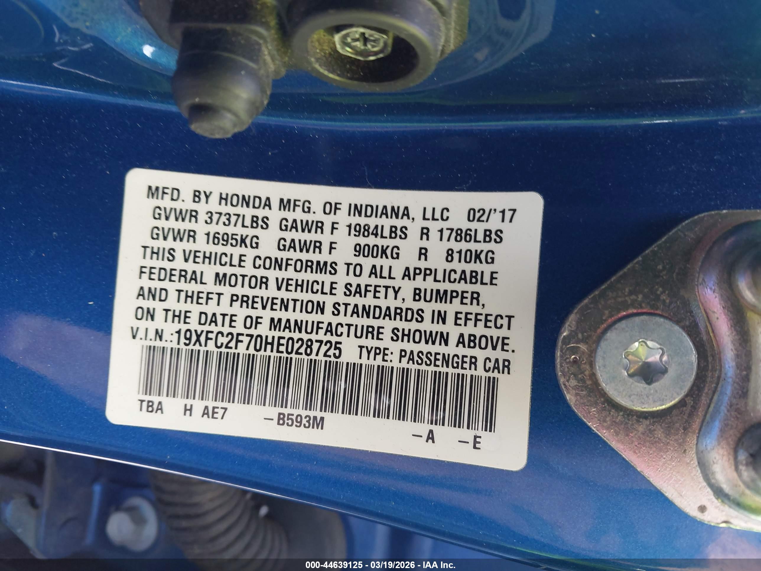 HONDA CIVIC image 9