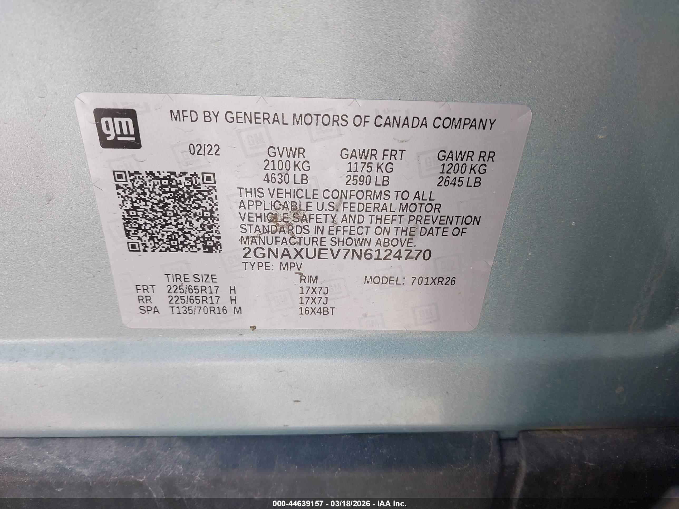 CHEVROLET EQUINOX image 9