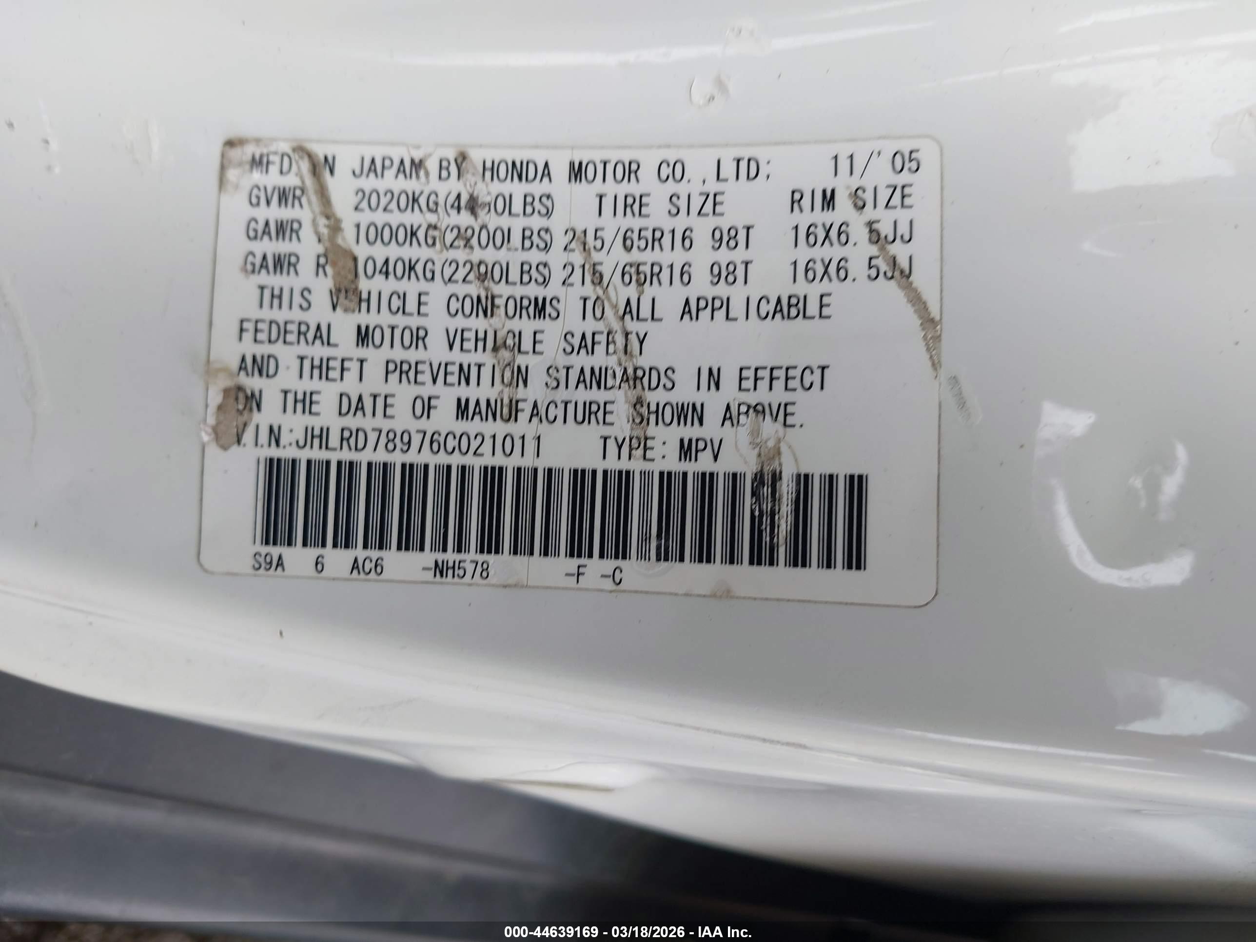 HONDA CR-V image 9