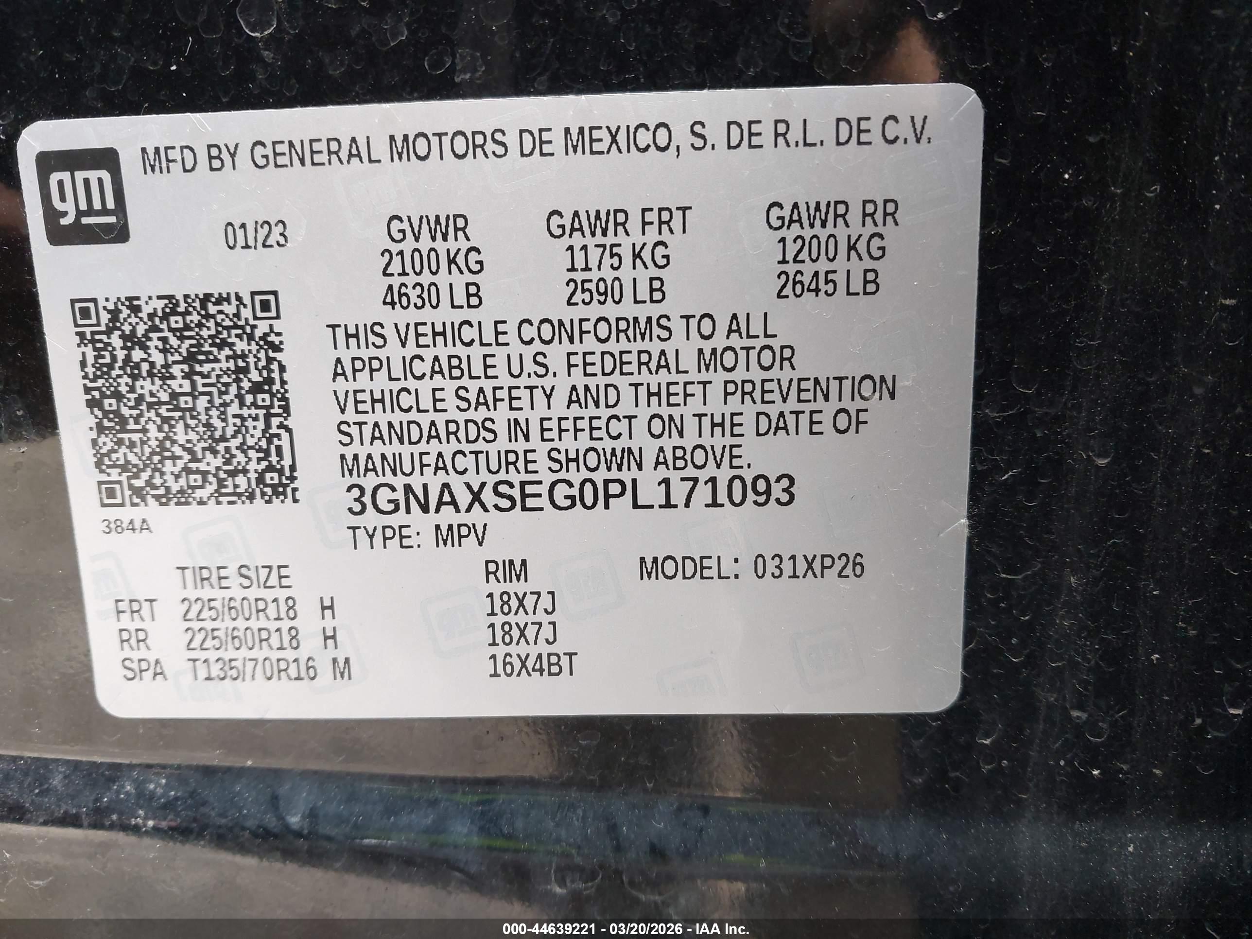CHEVROLET EQUINOX image 9