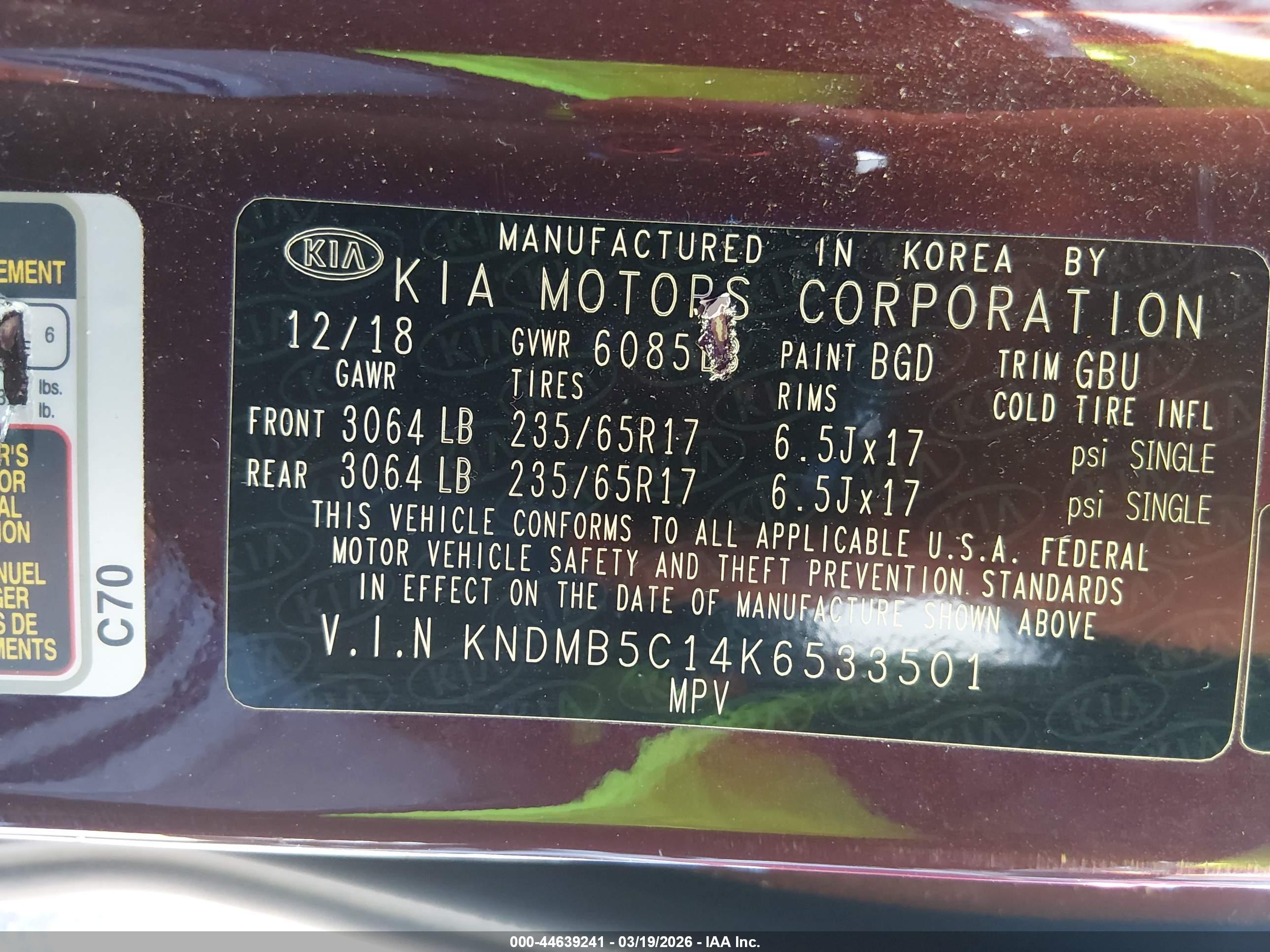 KIA SEDONA image 9