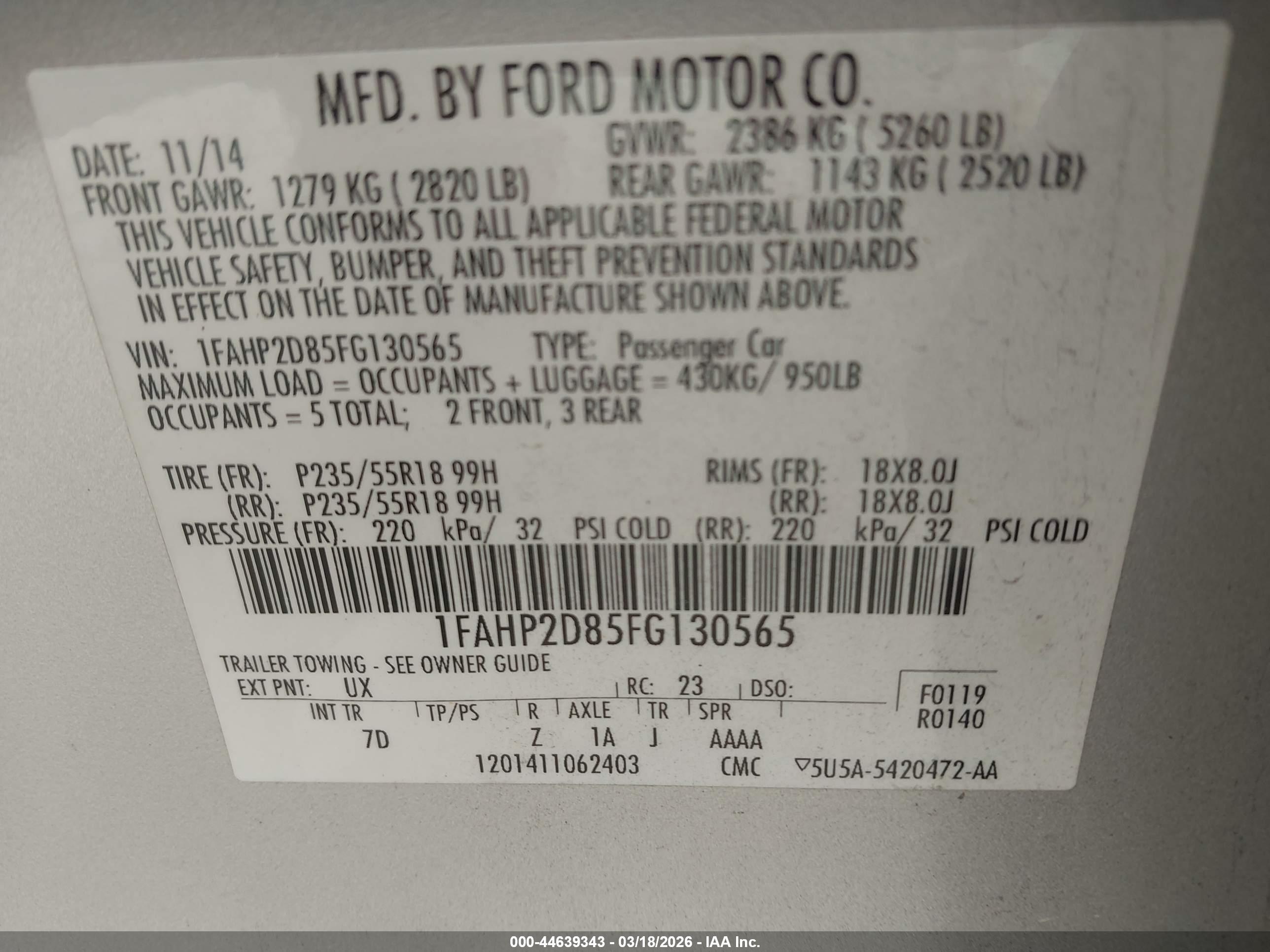 FORD TAURUS image 9