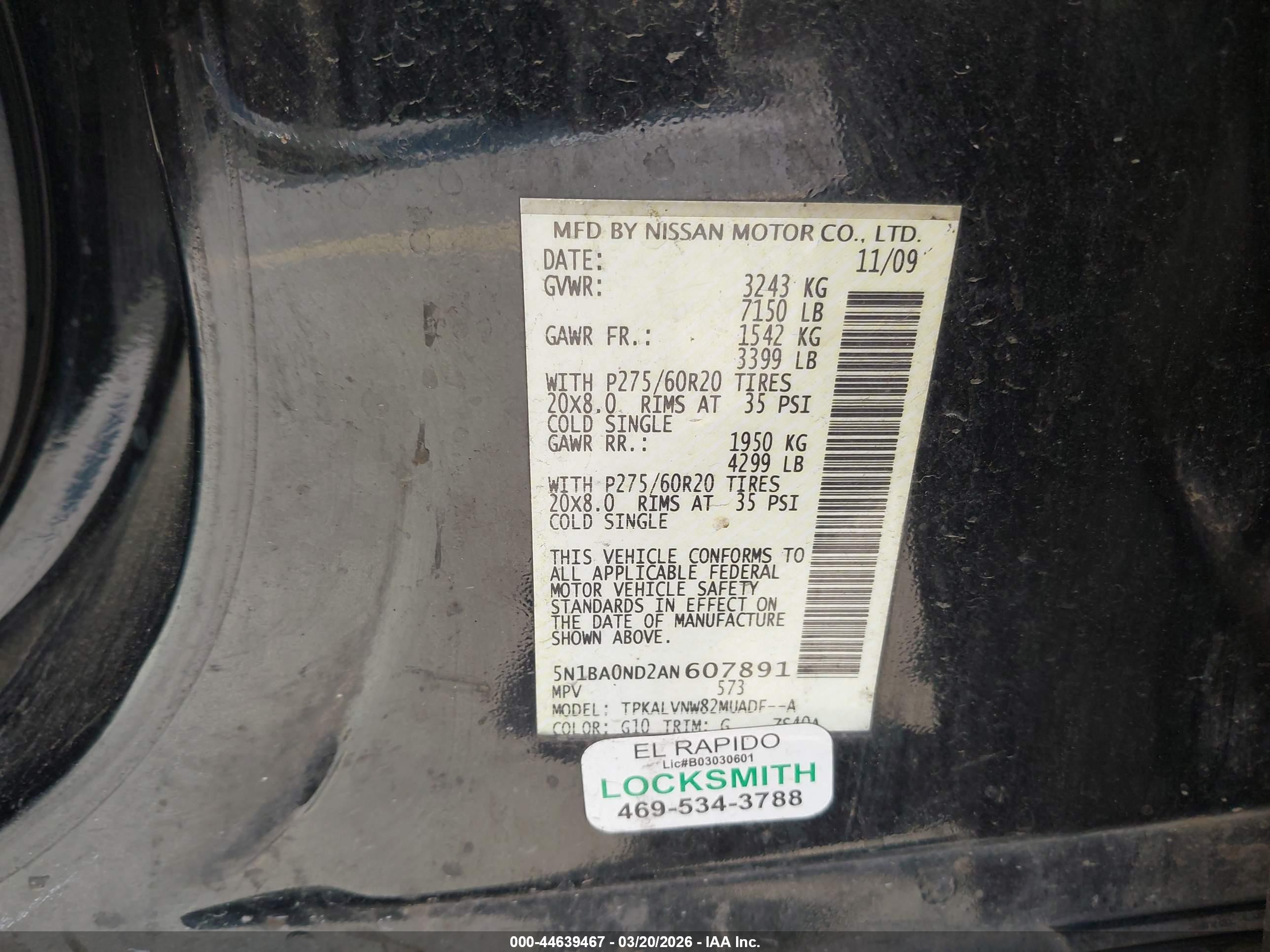 NISSAN ARMADA image 9