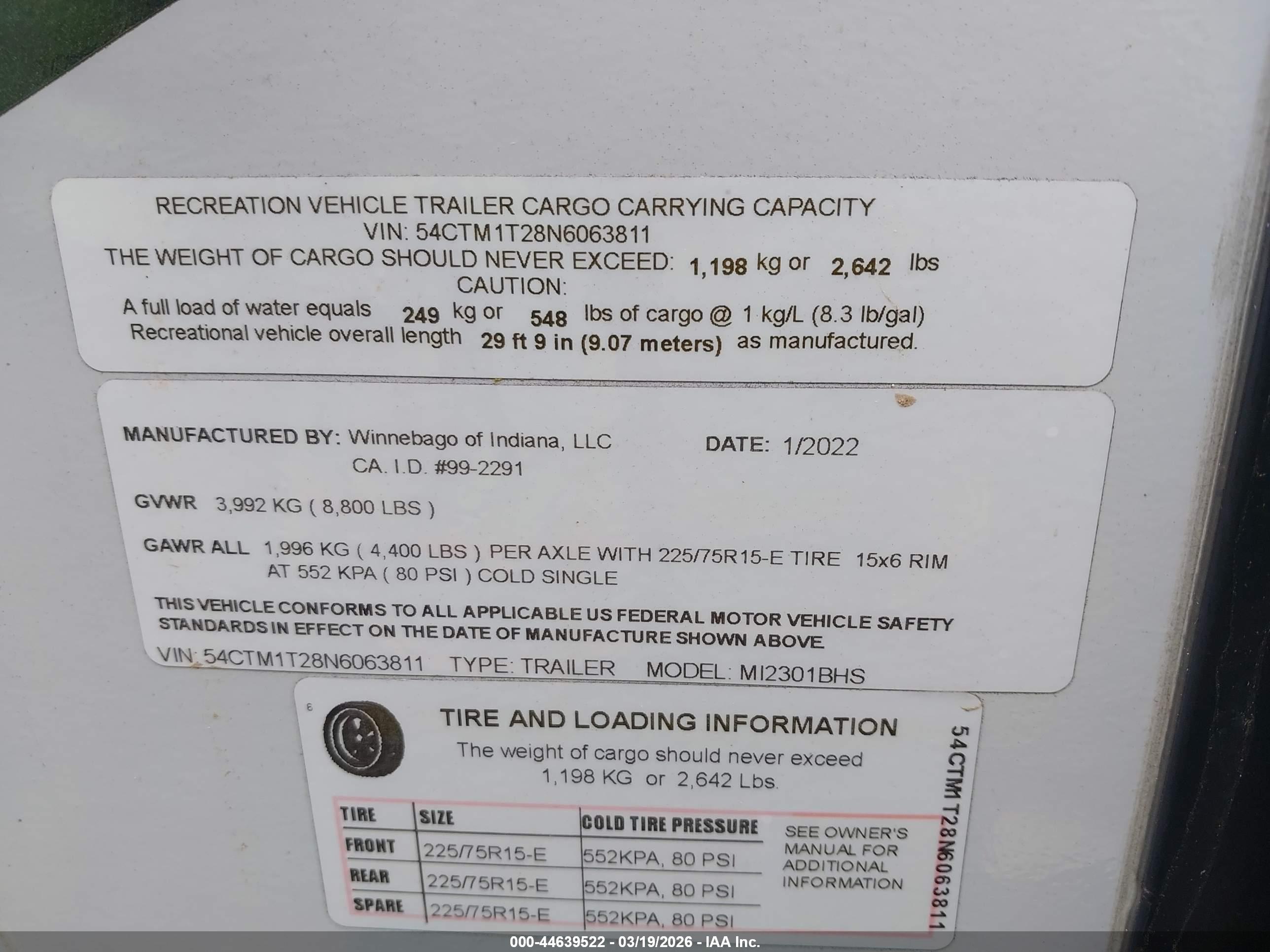 WINNEBAGO MINNIE image 9