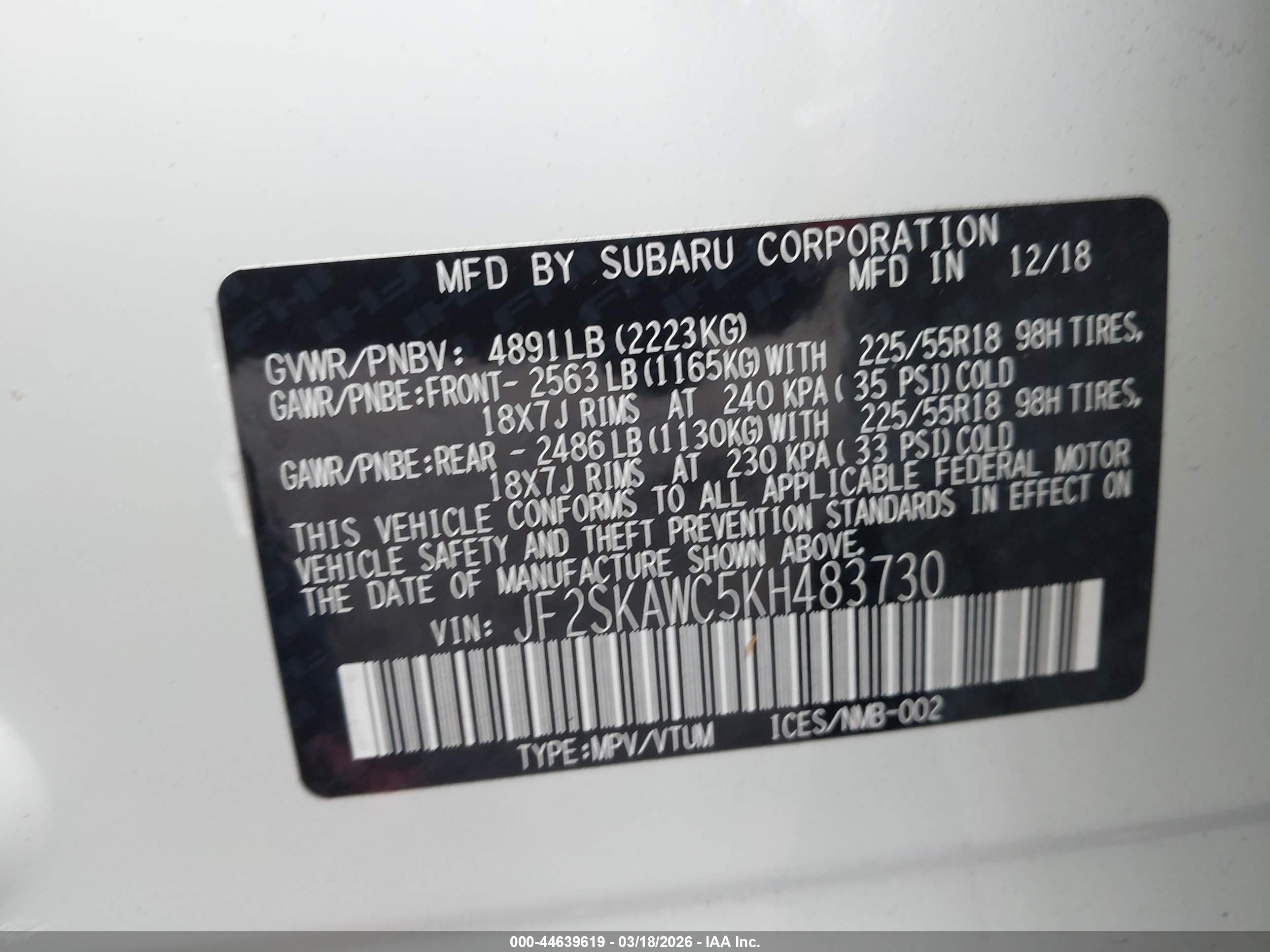 SUBARU FORESTER image 9