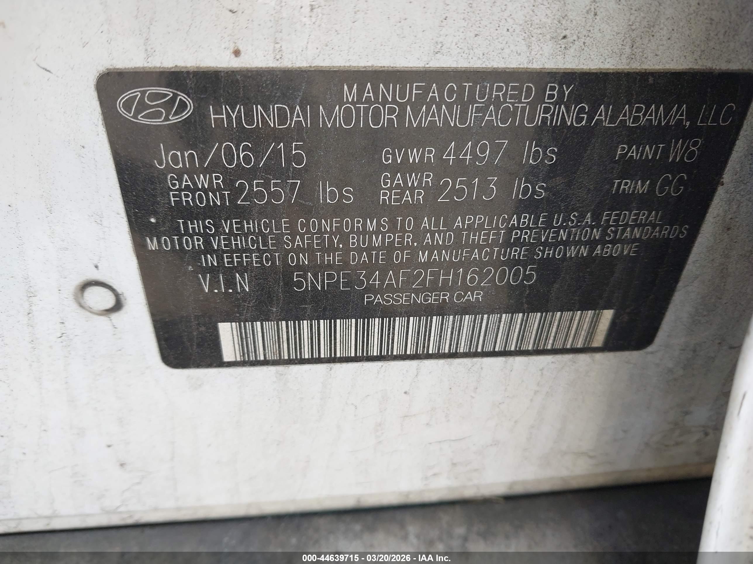 HYUNDAI SONATA image 9