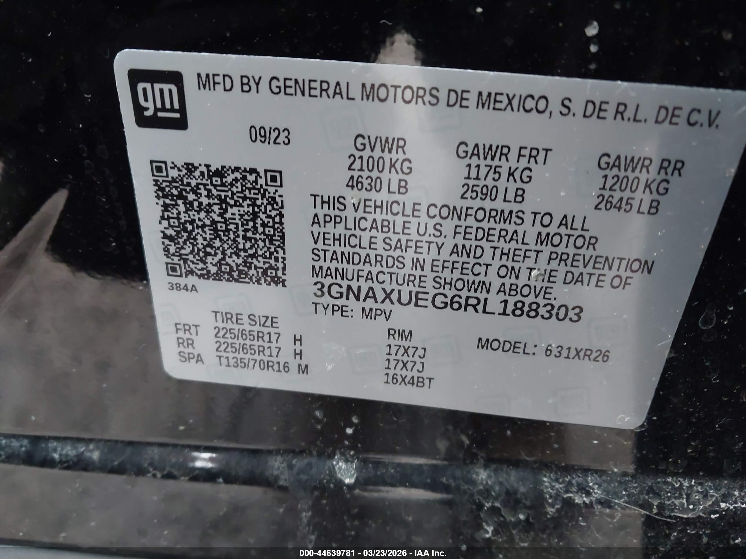CHEVROLET EQUINOX image 9