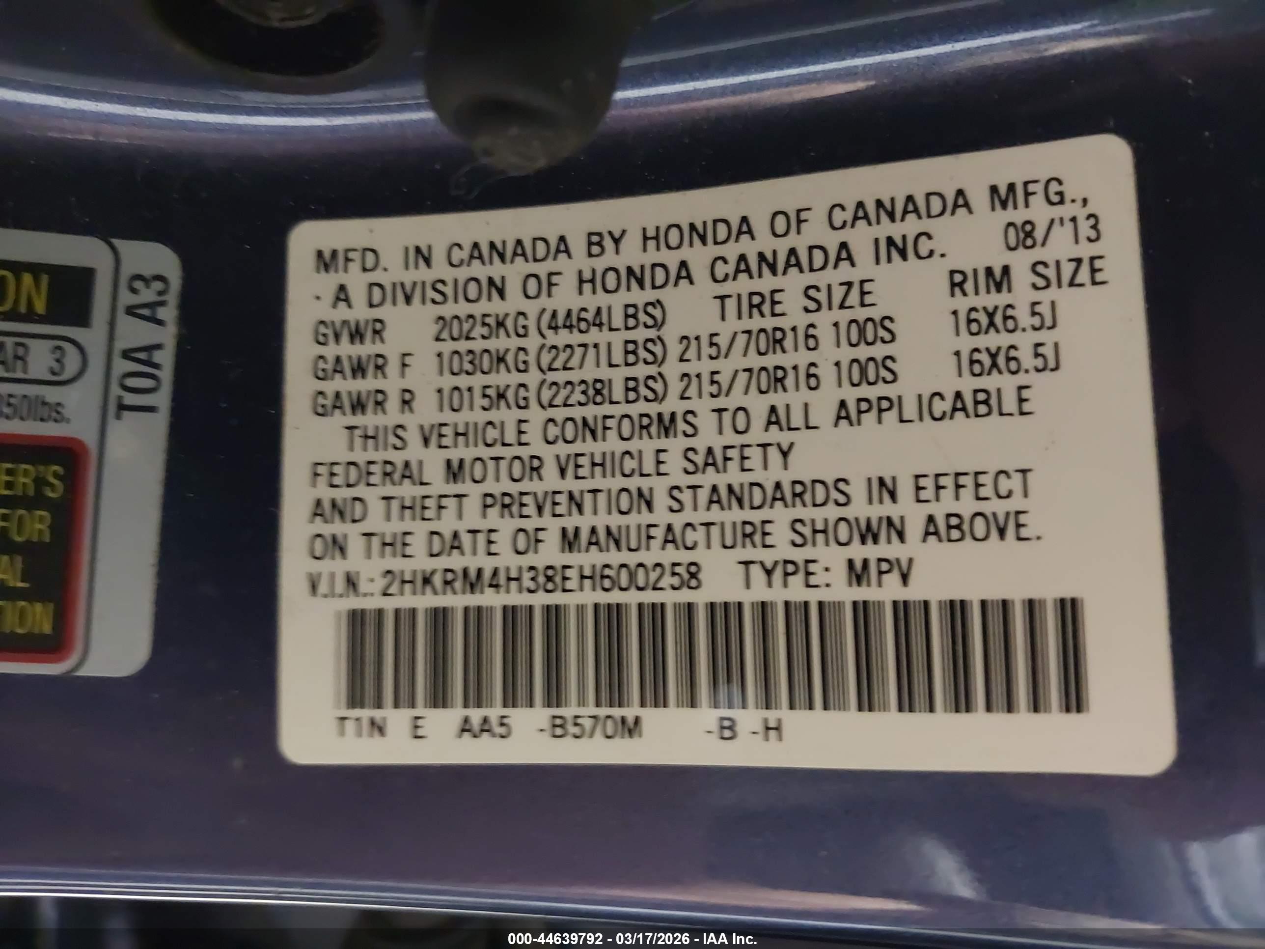 HONDA CR-V image 9