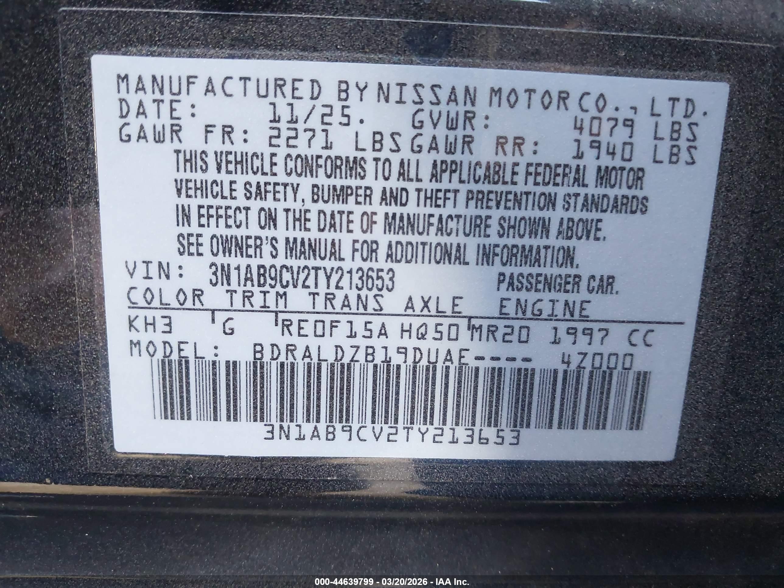 NISSAN SENTRA image 9