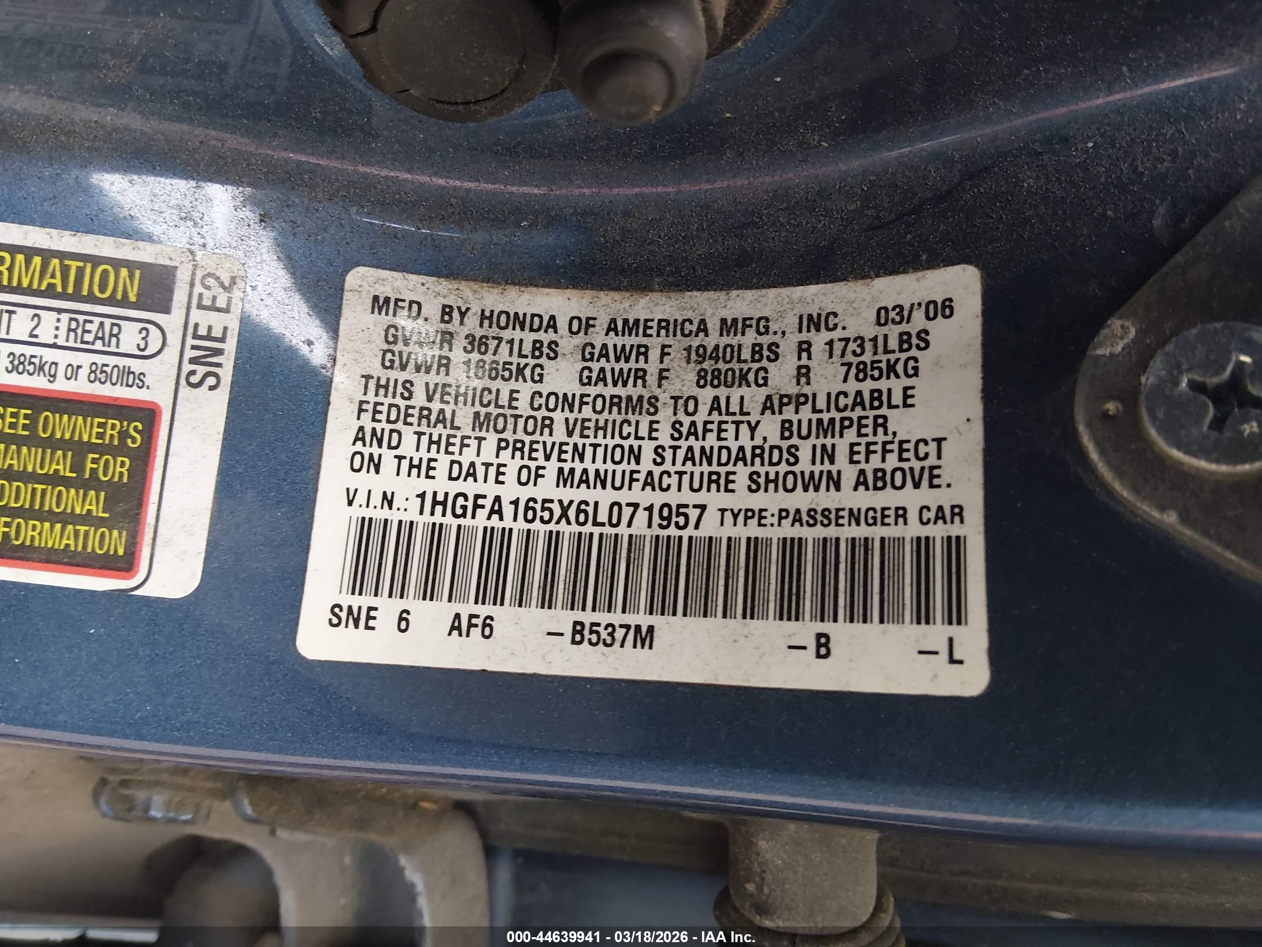 HONDA CIVIC image 9
