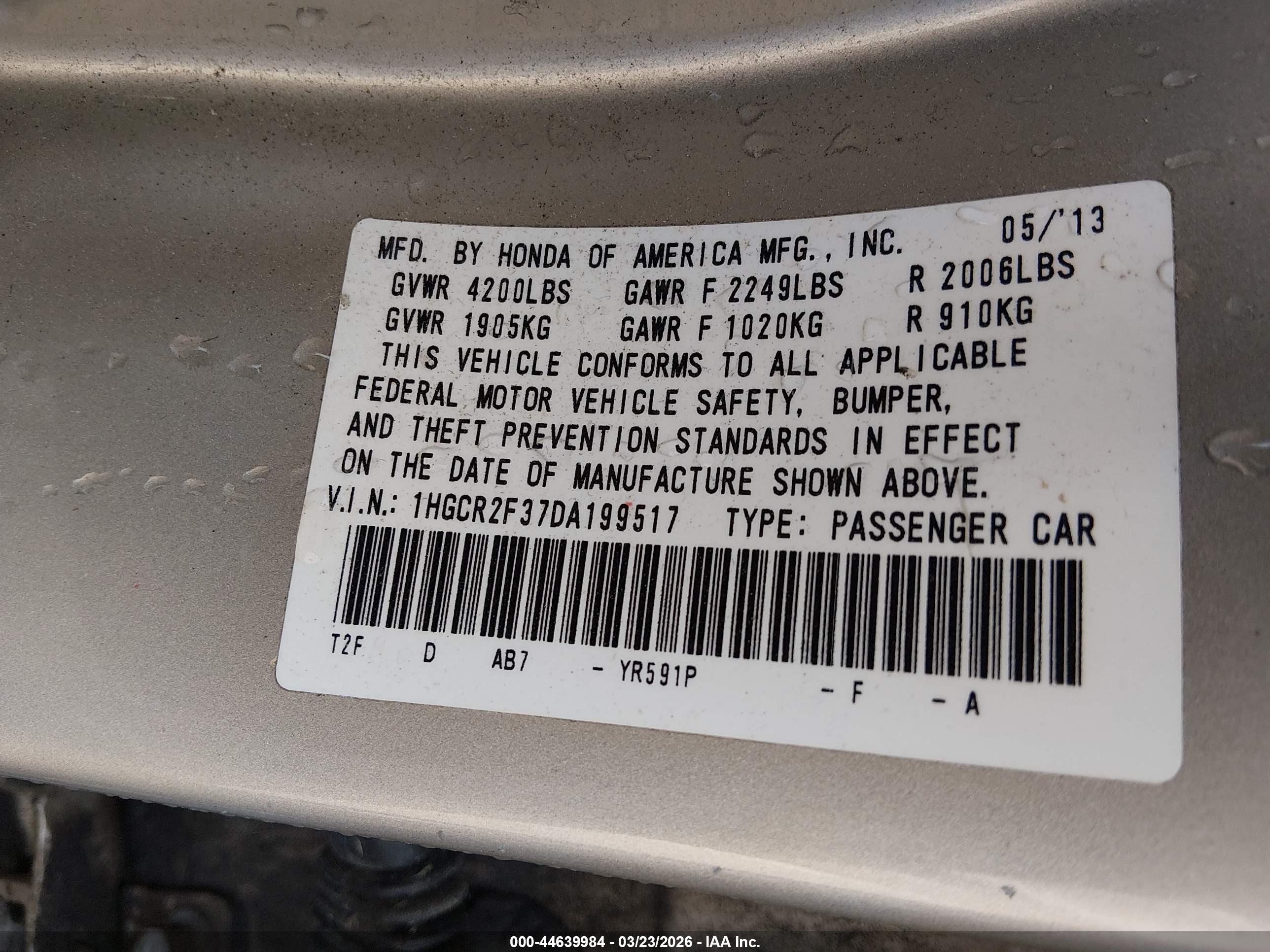 HONDA ACCORD image 9