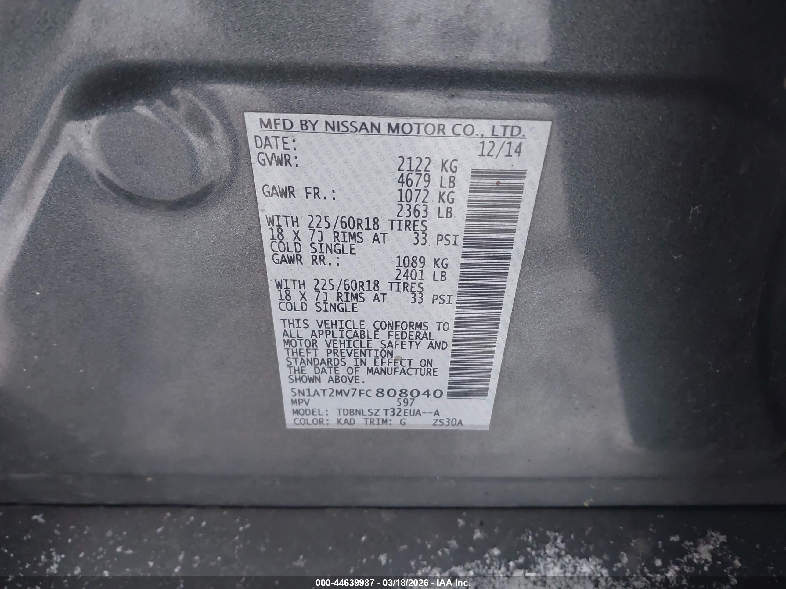 NISSAN ROGUE image 9