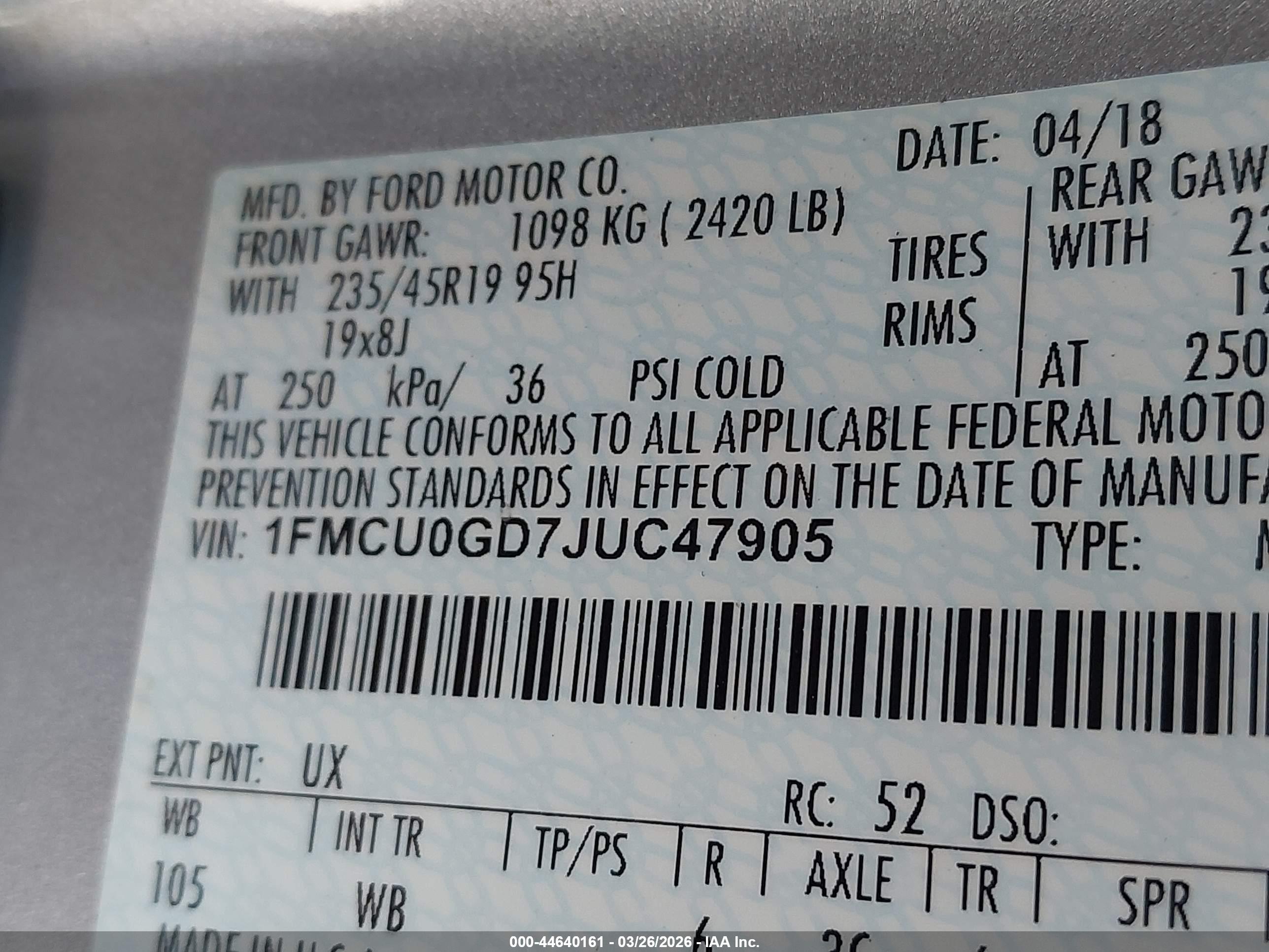 FORD ESCAPE image 9