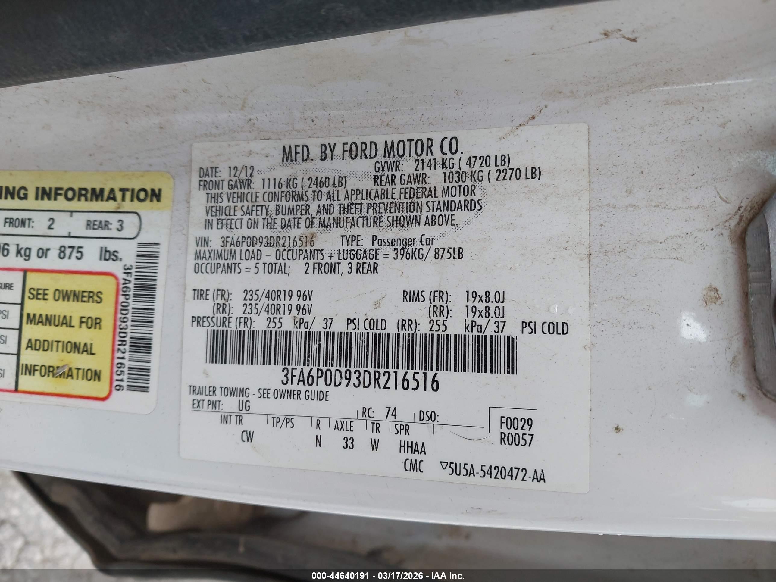 FORD FUSION image 9
