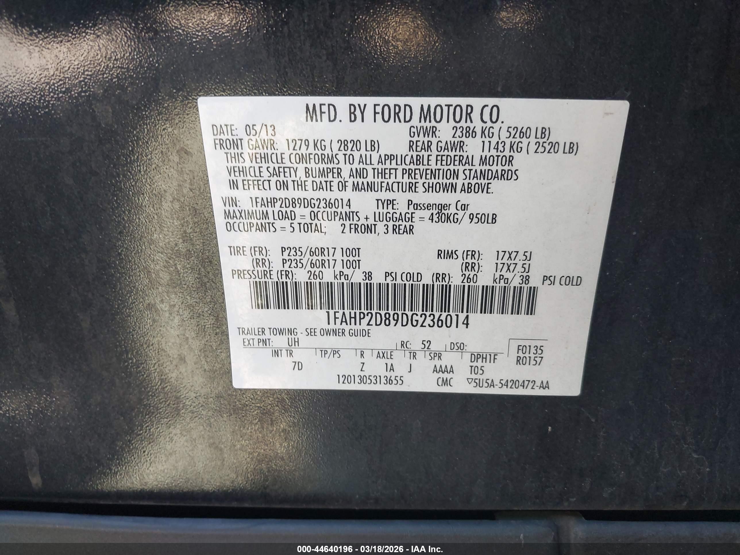 FORD TAURUS image 9