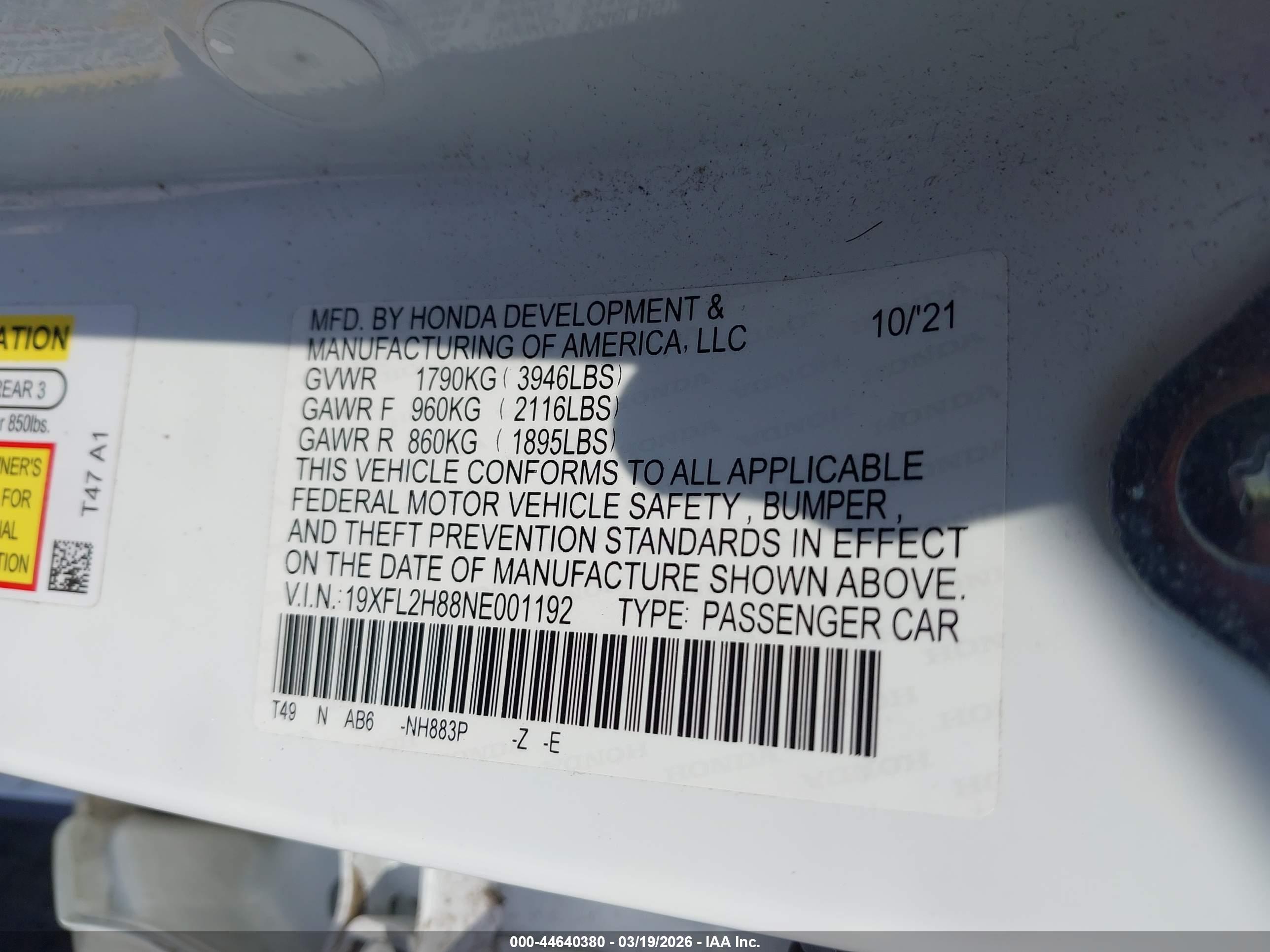 HONDA CIVIC image 9