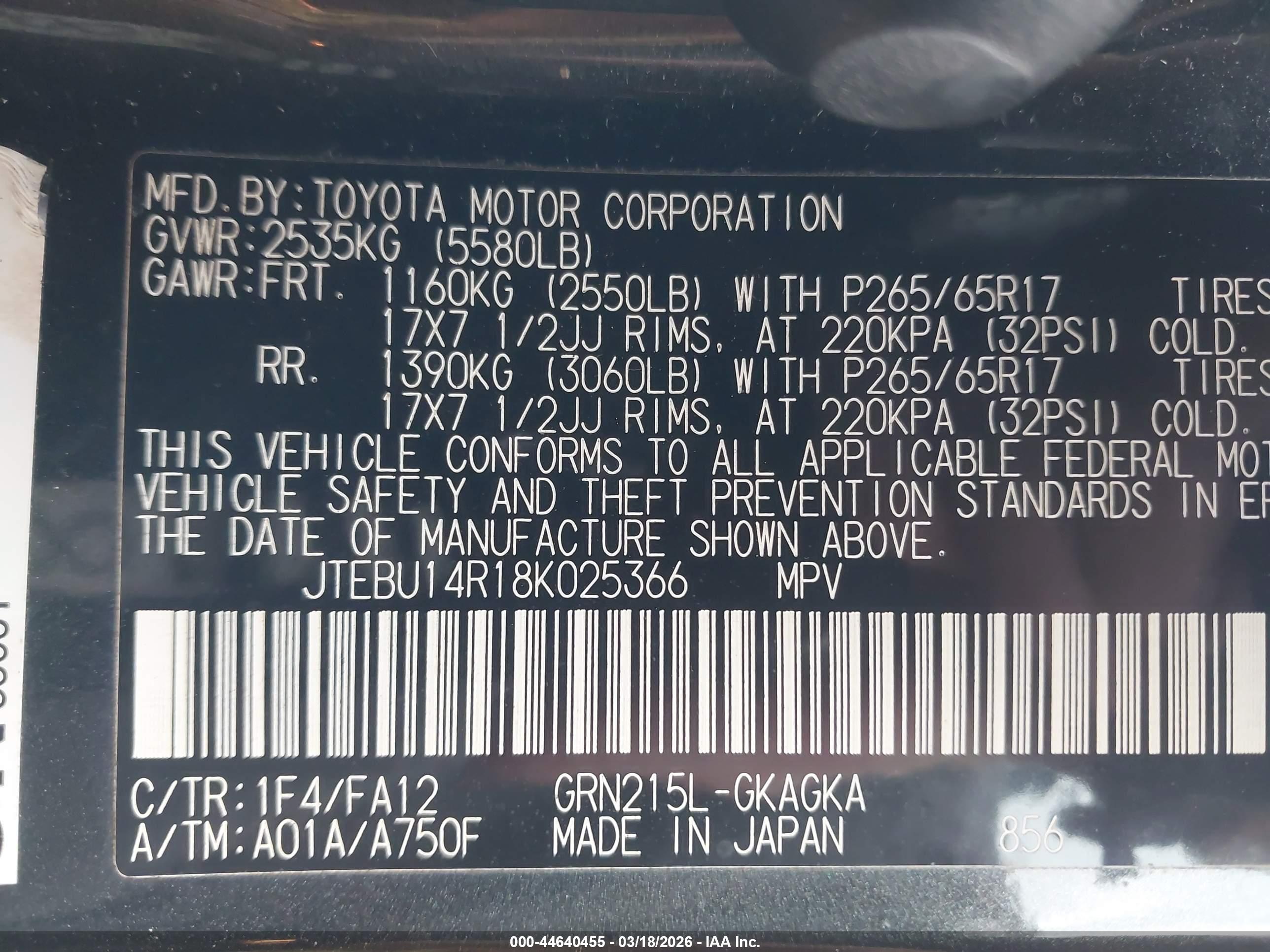 TOYOTA 4RUNNER image 9