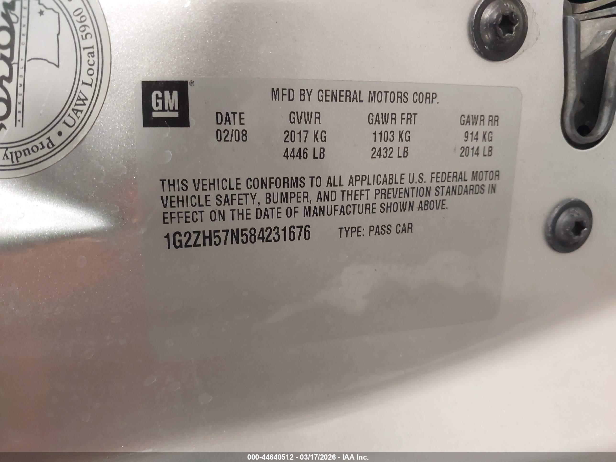 PONTIAC G6 image 9