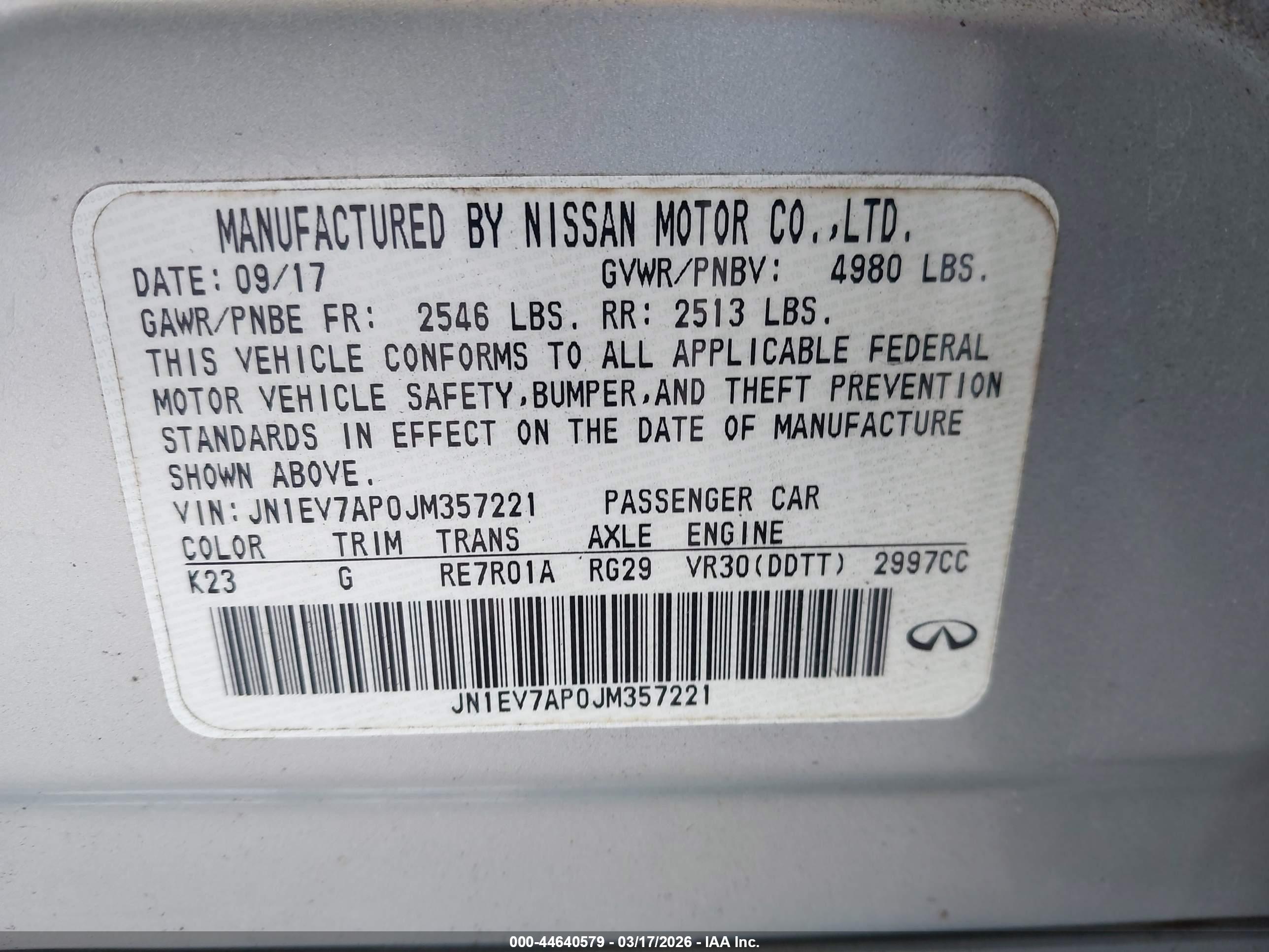 INFINITI Q50 image 9