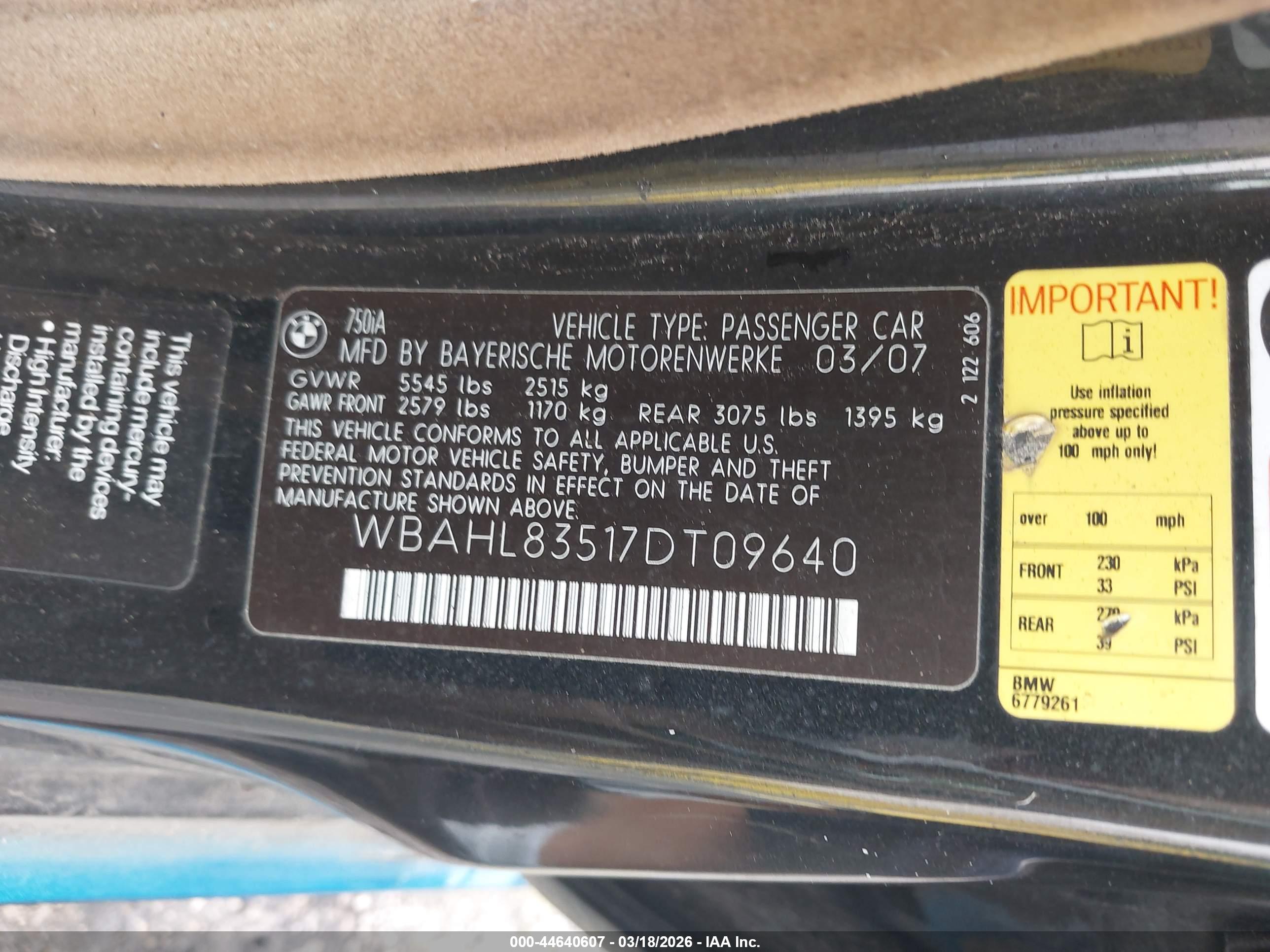 BMW 750I image 9