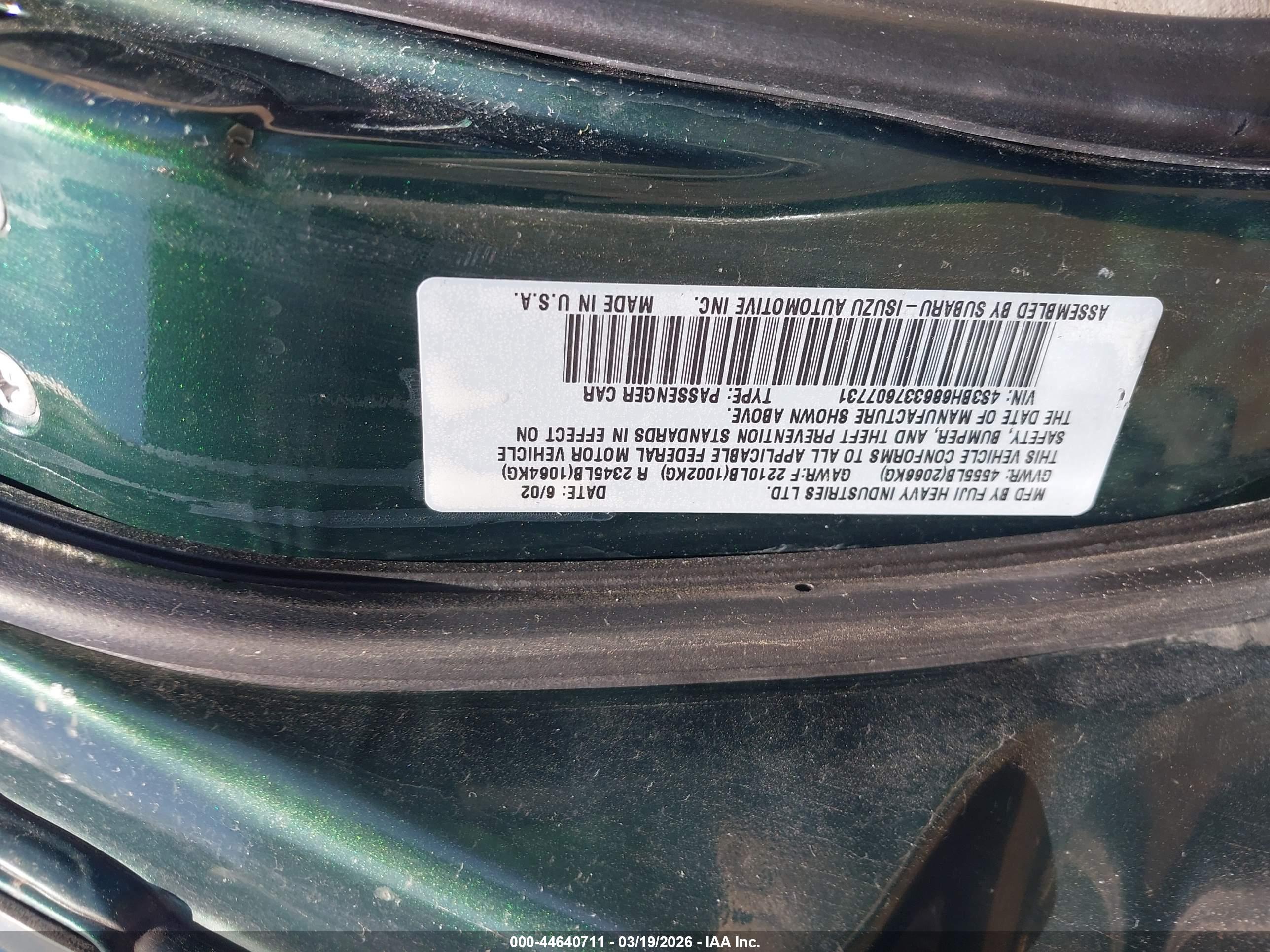 SUBARU OUTBACK image 9