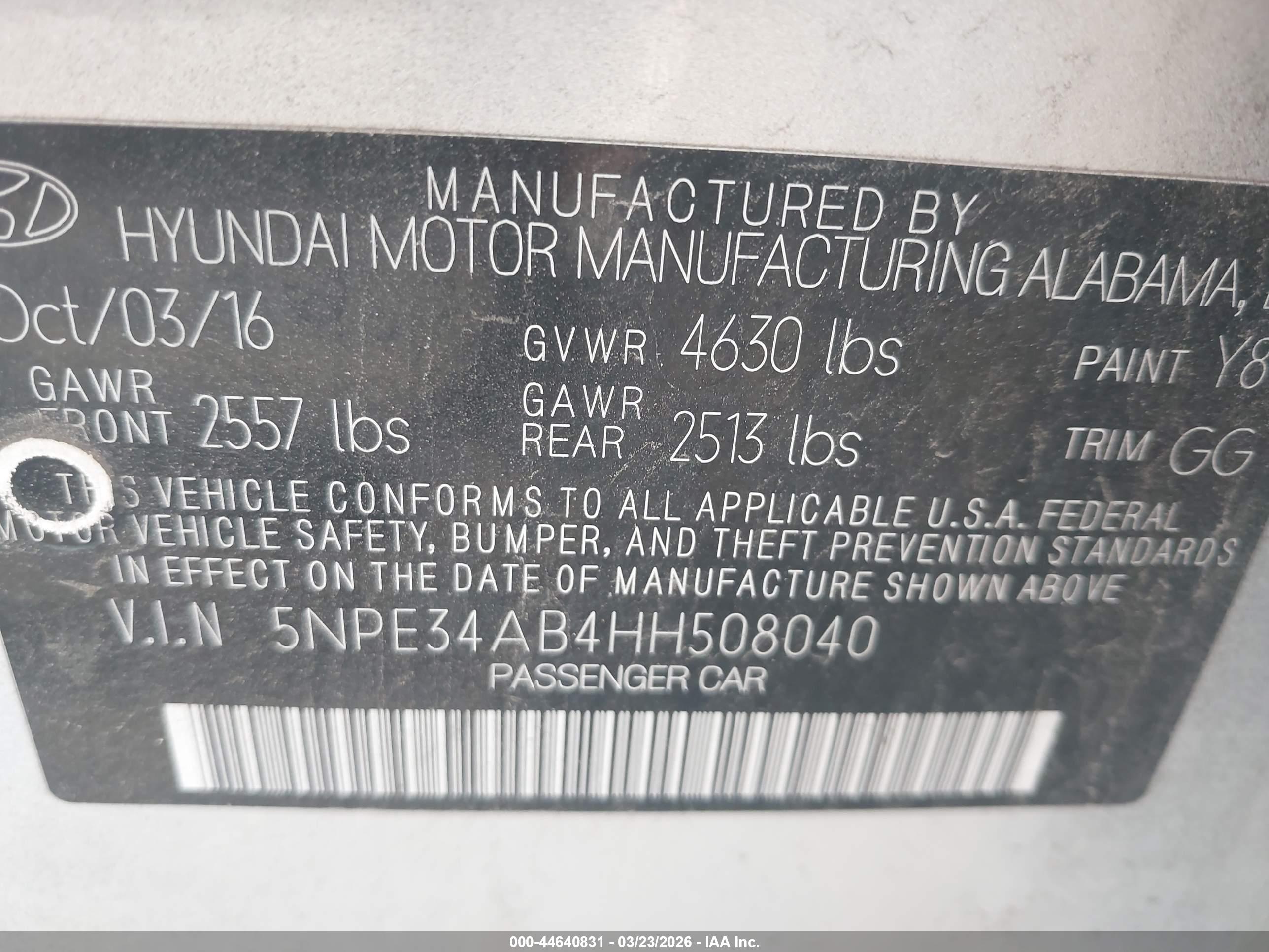HYUNDAI SONATA image 9