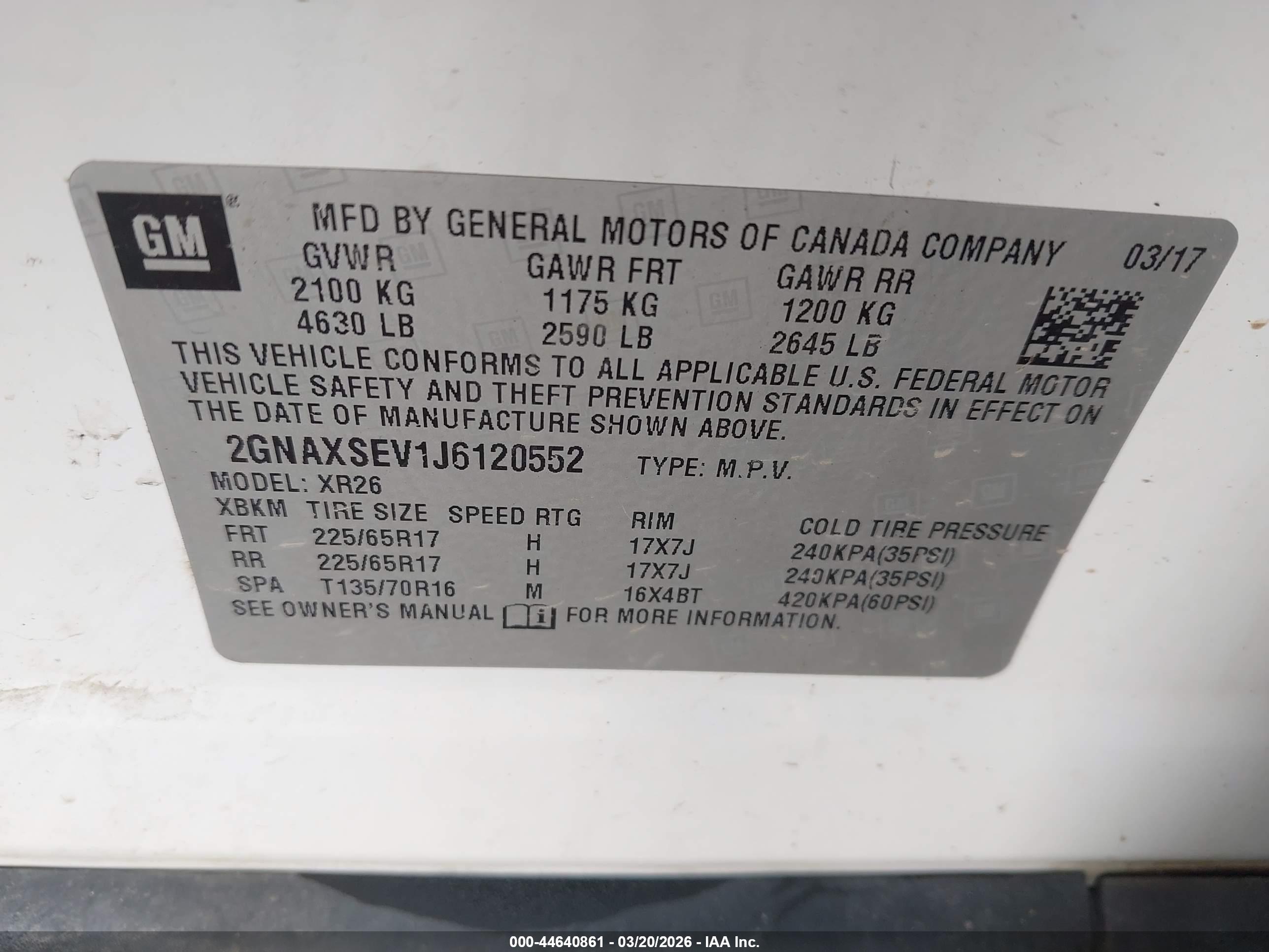 CHEVROLET EQUINOX image 9