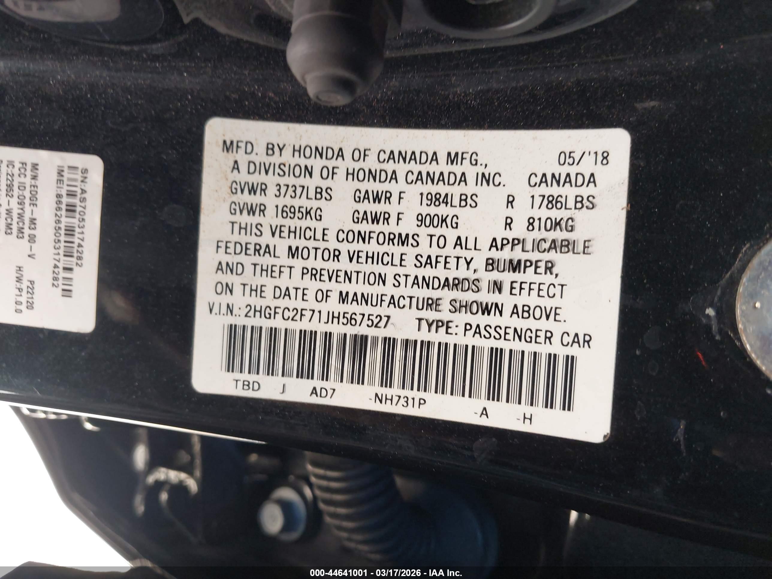 HONDA CIVIC image 9