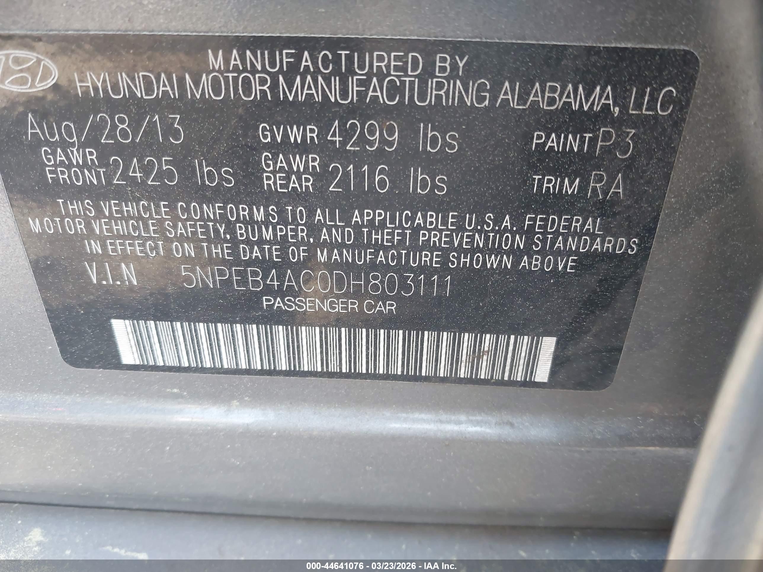 HYUNDAI SONATA image 9