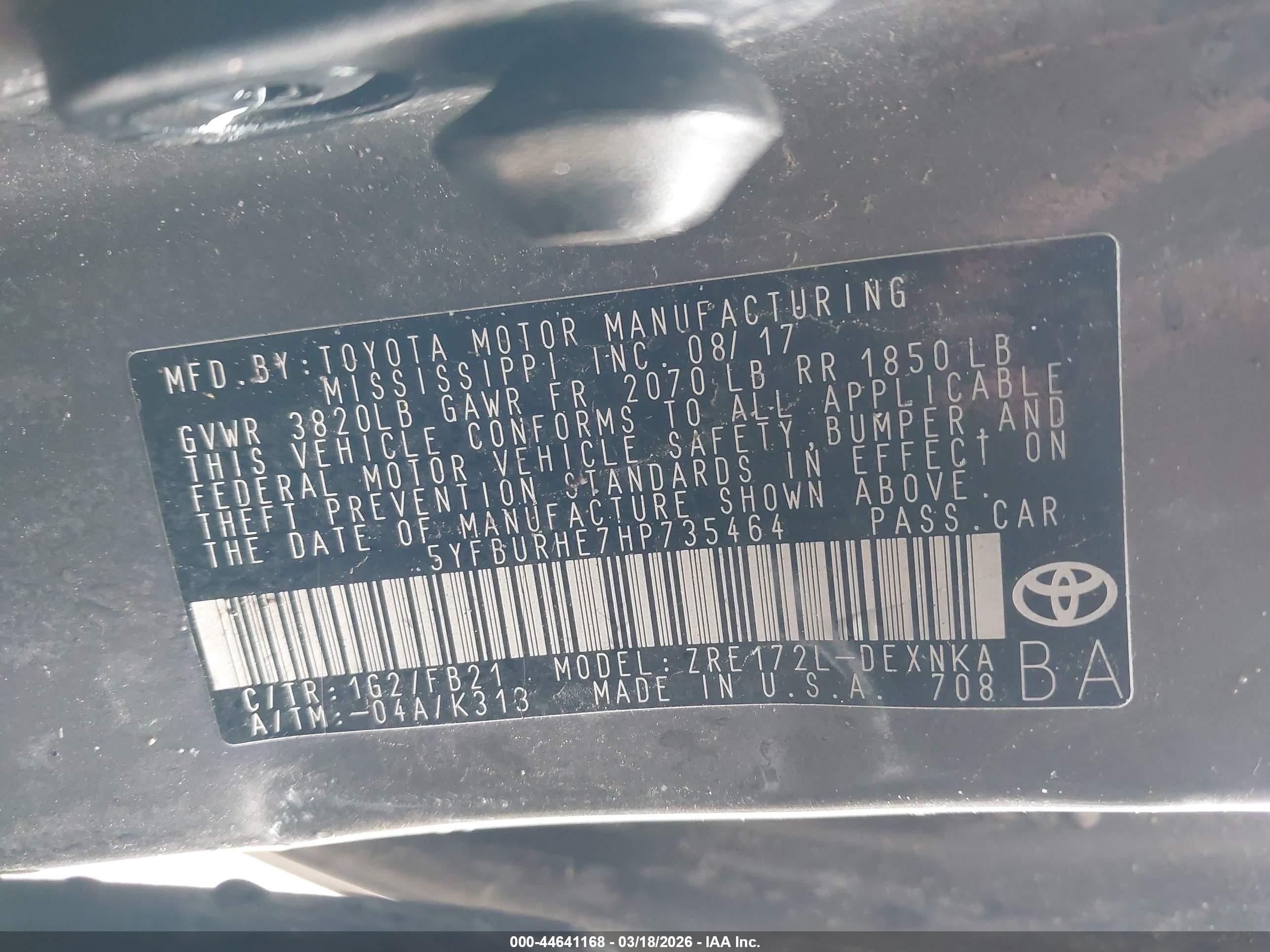 TOYOTA COROLLA image 9