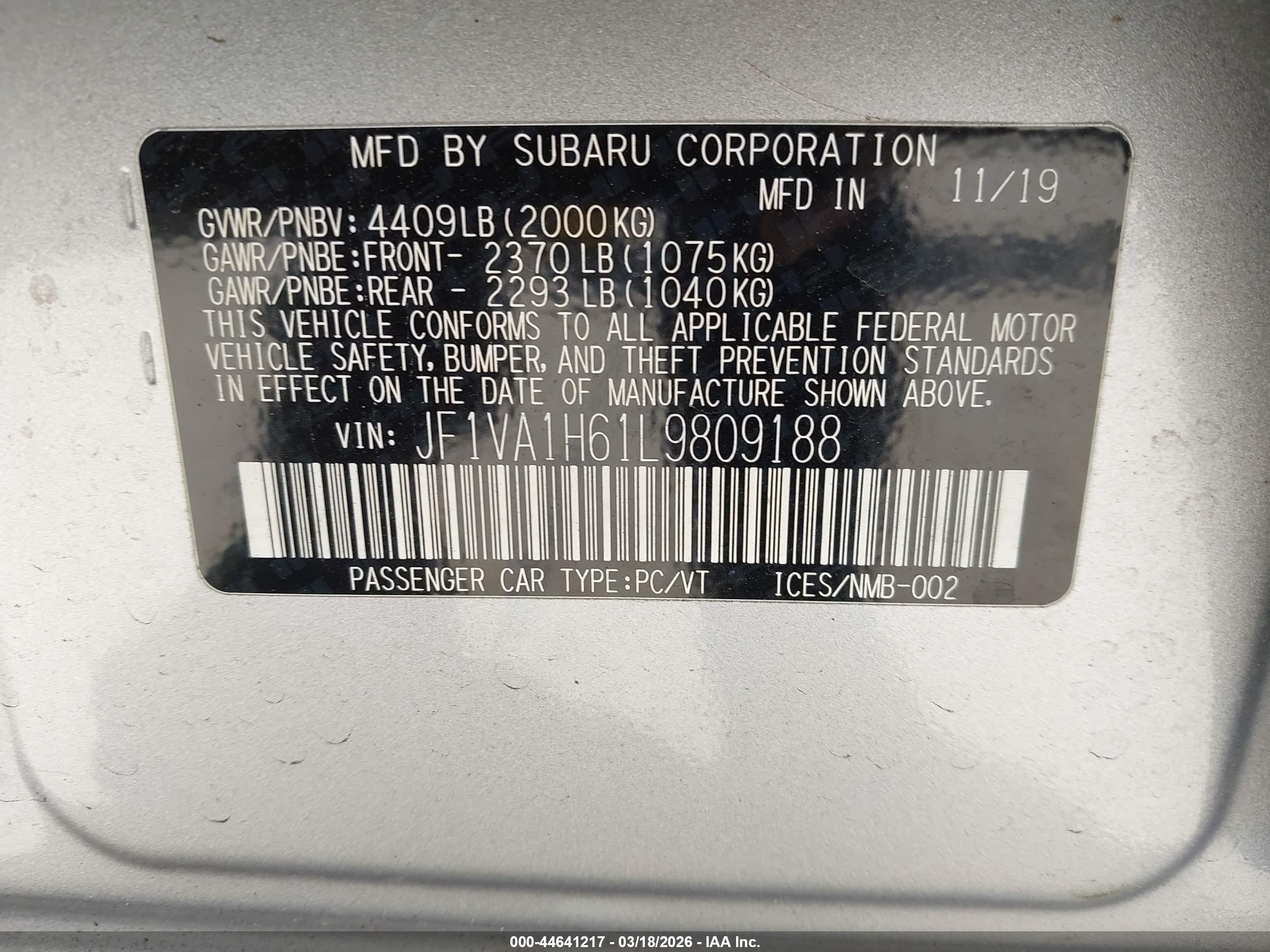 SUBARU WRX image 9