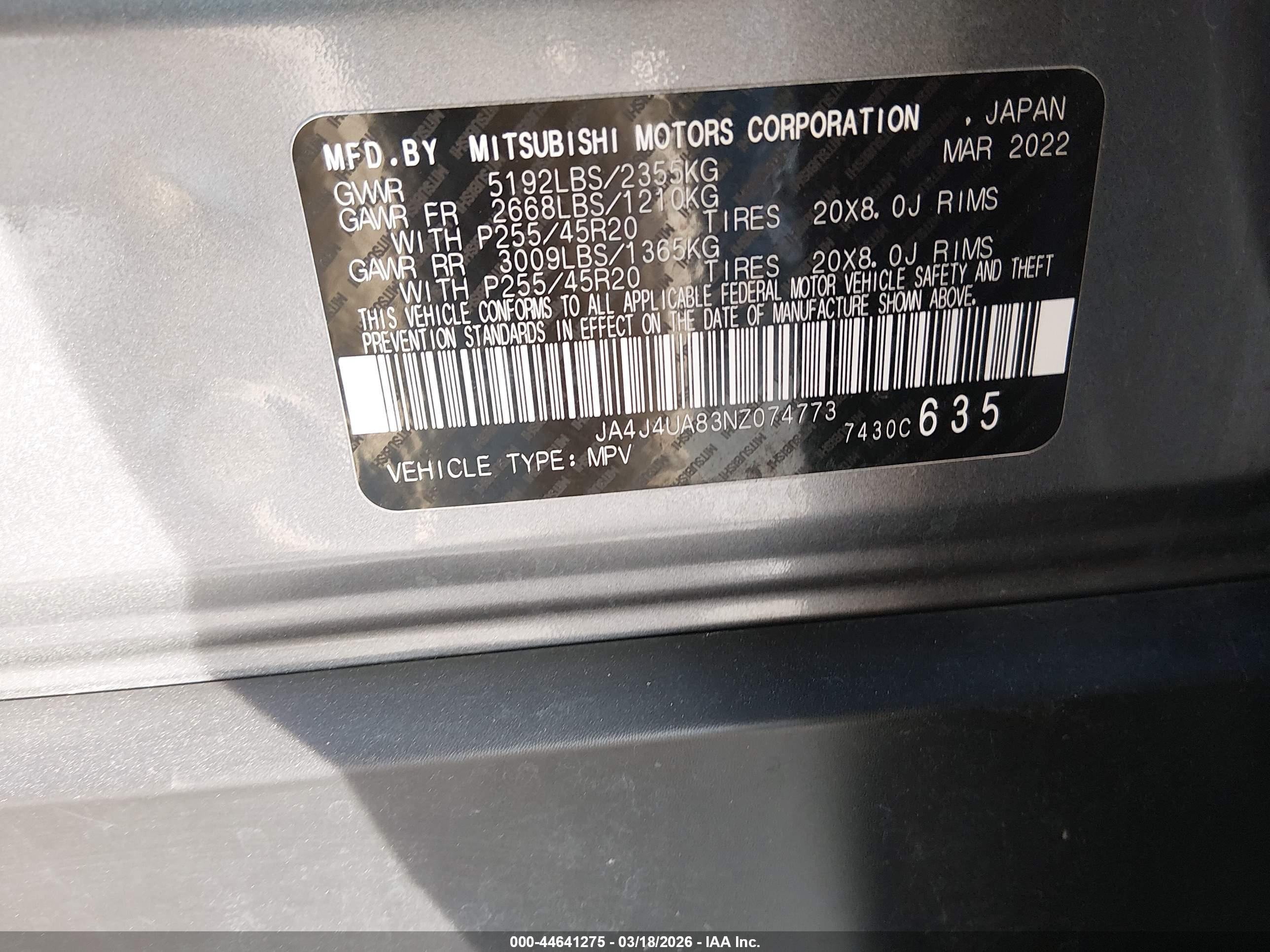 MITSUBISHI OUTLANDER image 9