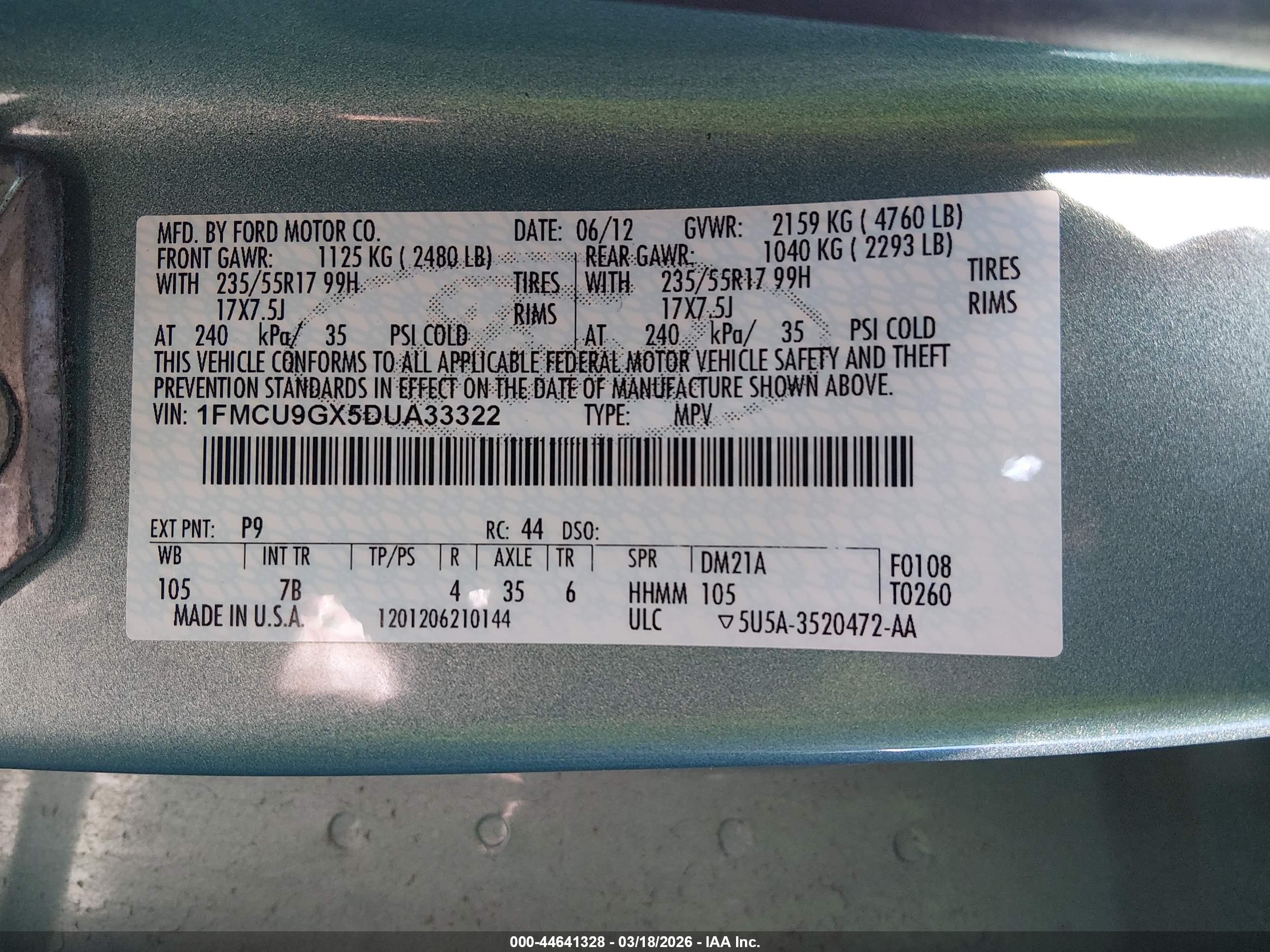 FORD ESCAPE image 9