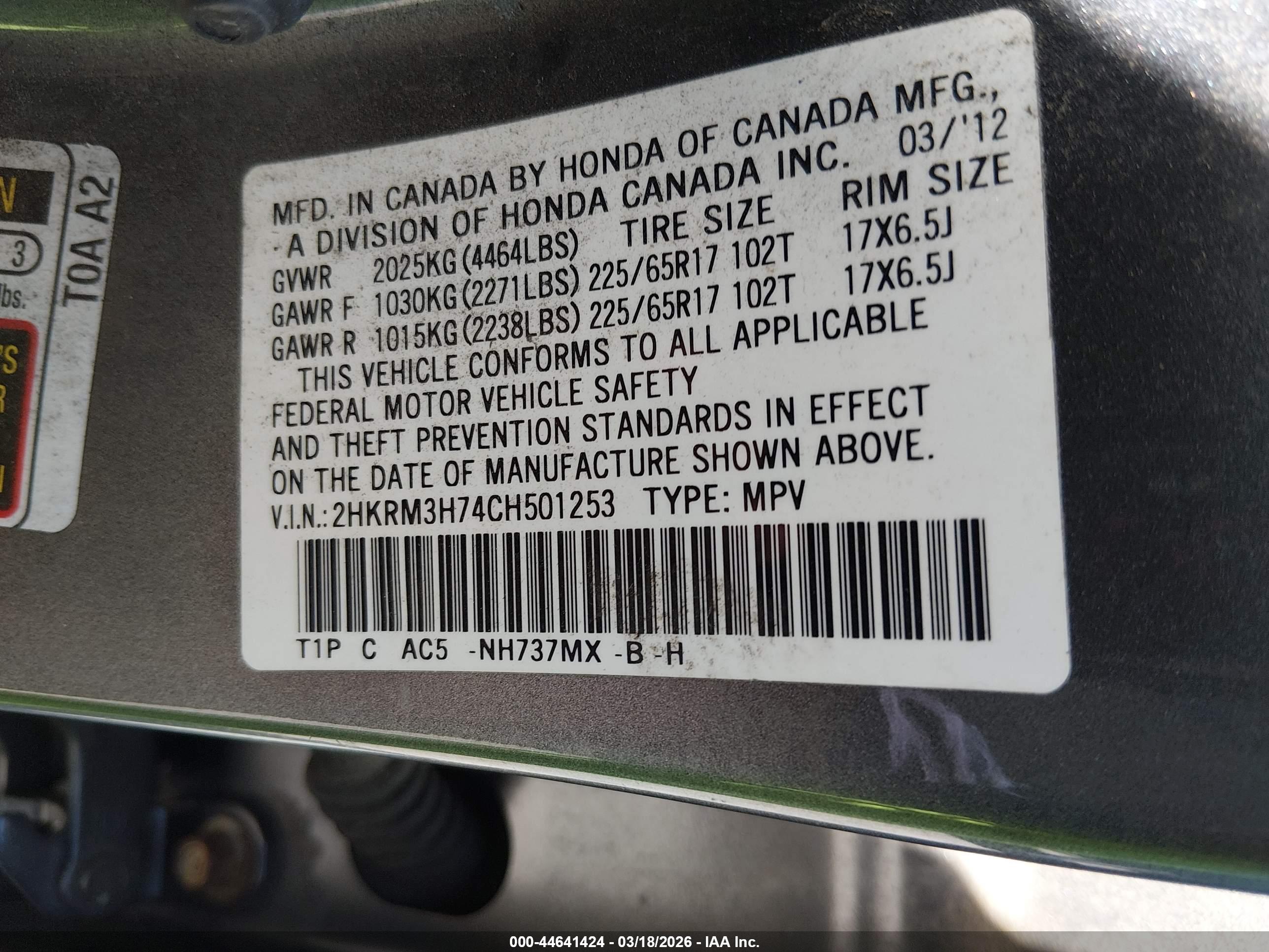 HONDA CR-V image 9
