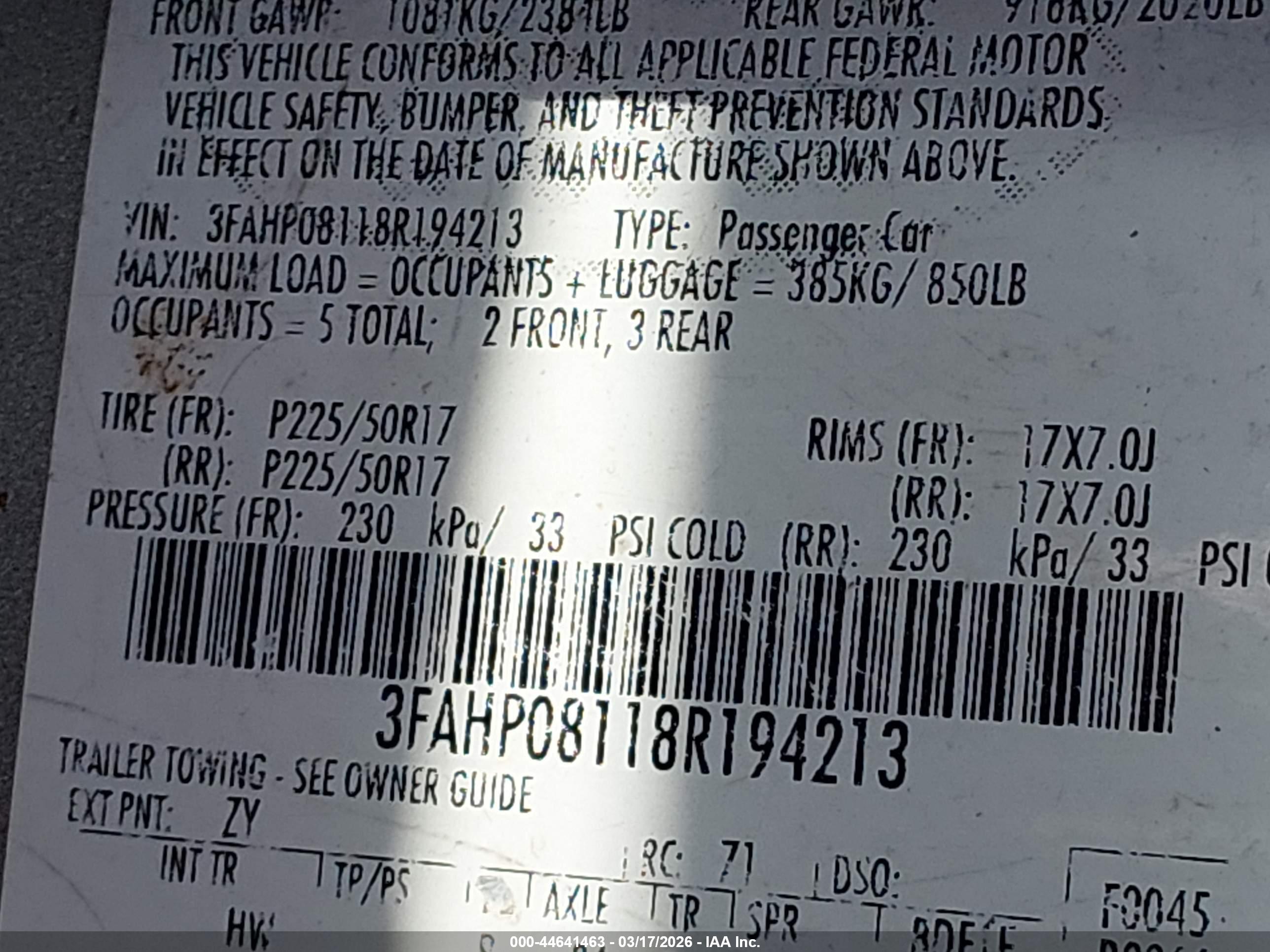 FORD FUSION image 9