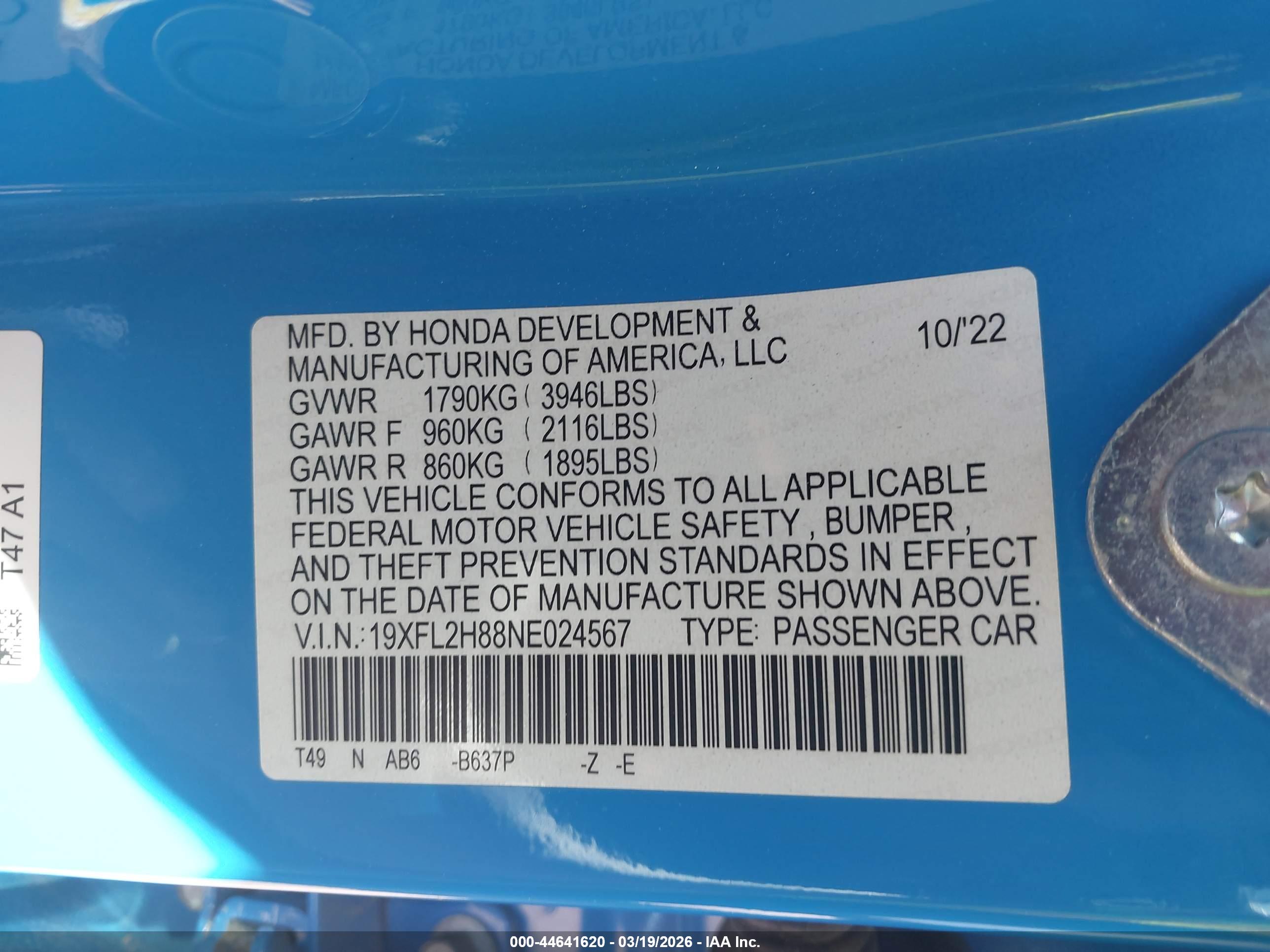 HONDA CIVIC image 9