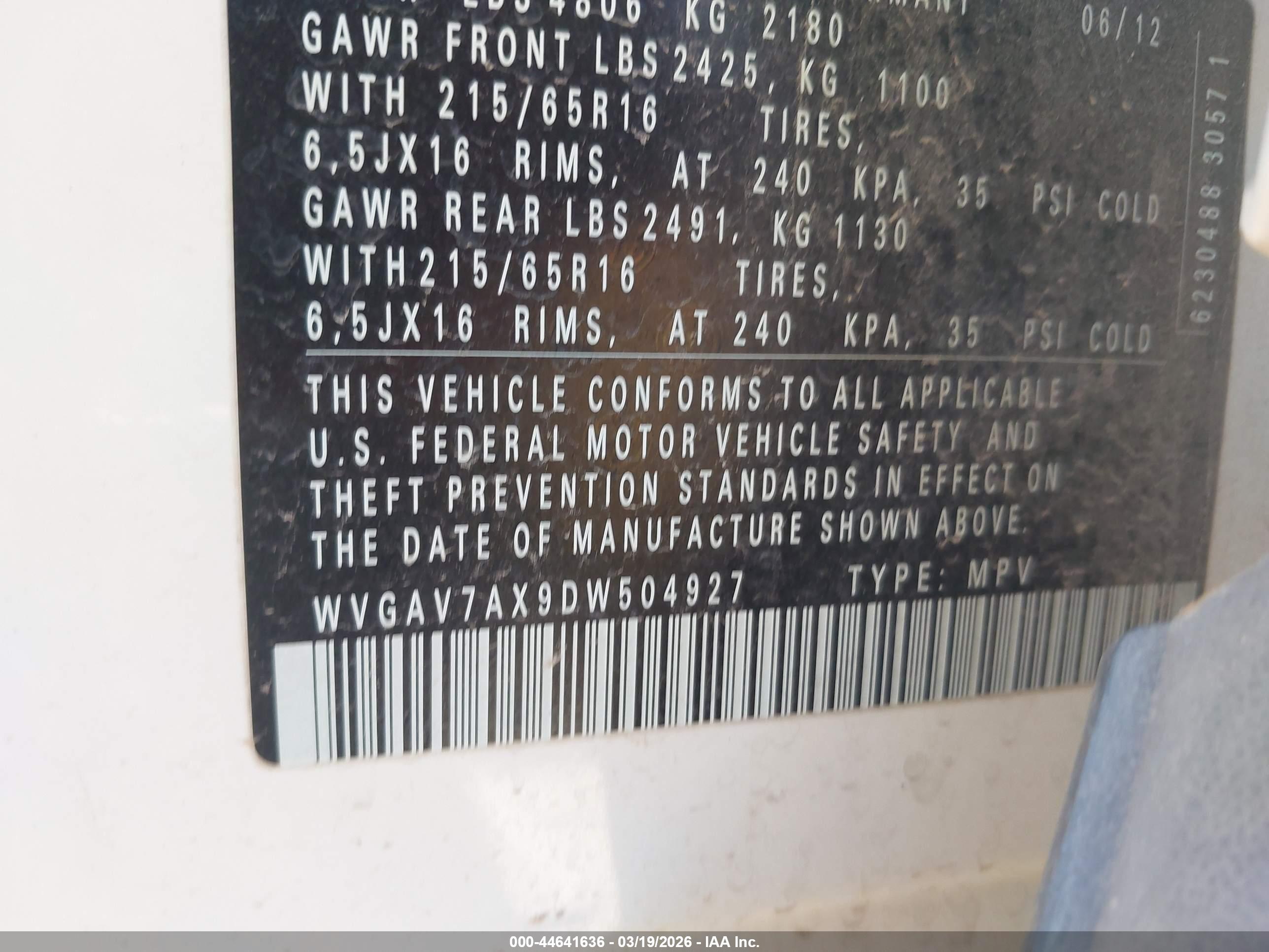 VOLKSWAGEN TIGUAN image 9