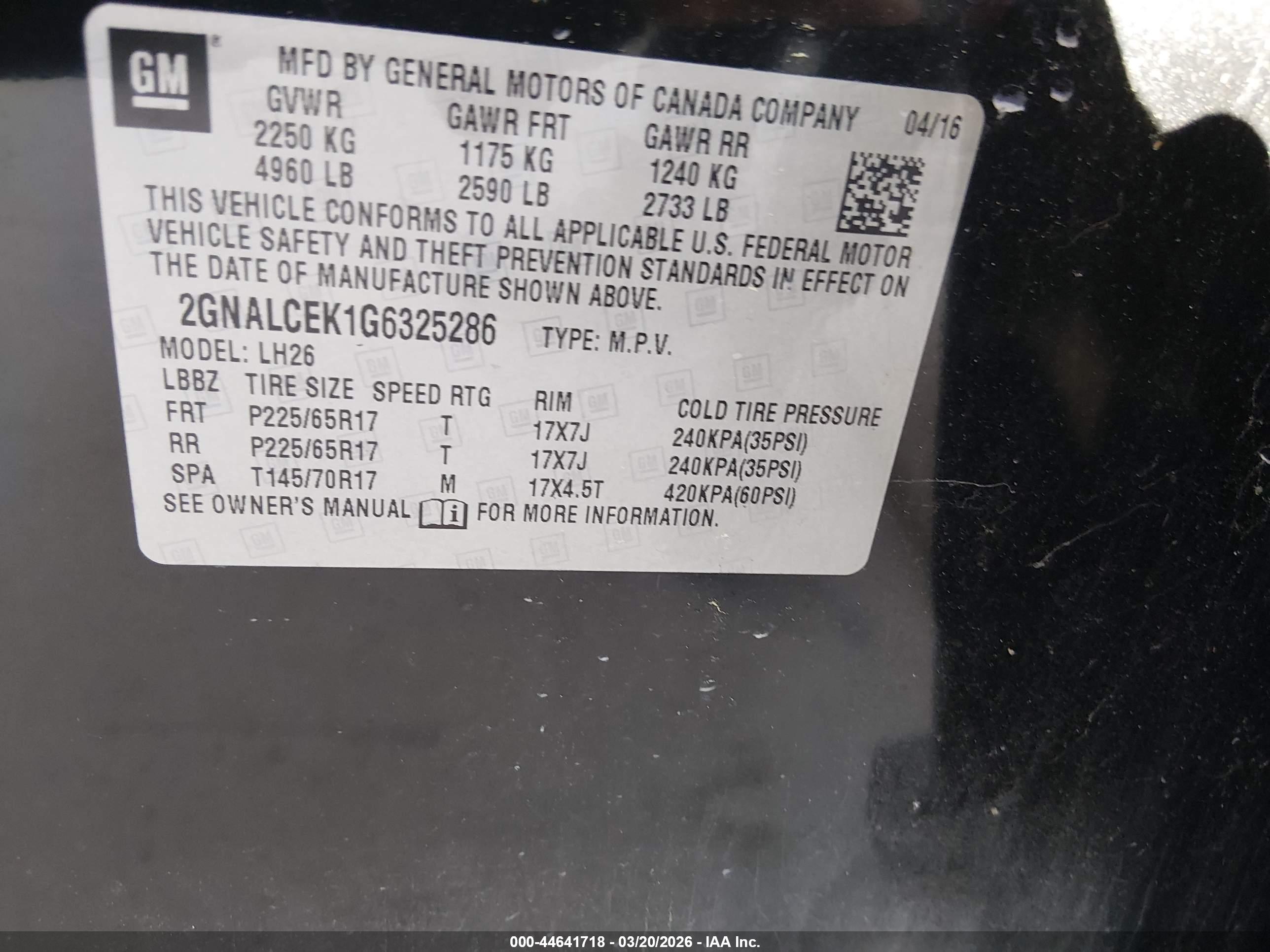 CHEVROLET EQUINOX image 9