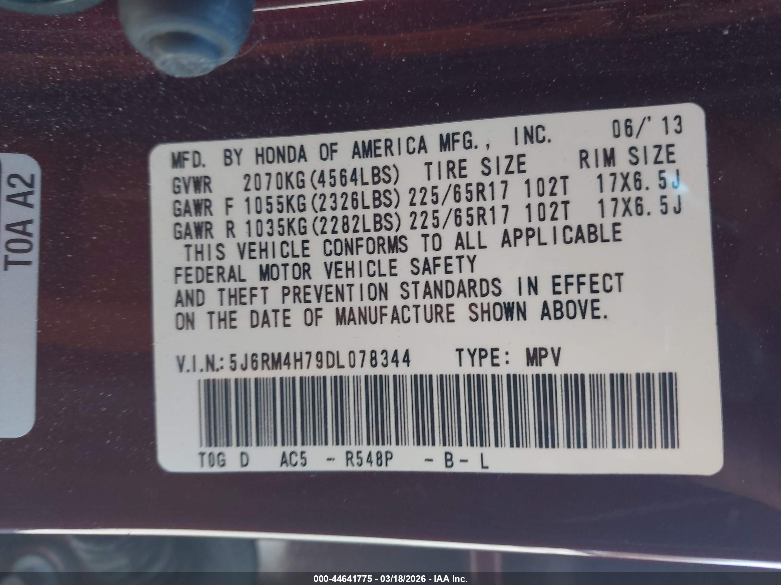 HONDA CR-V image 9